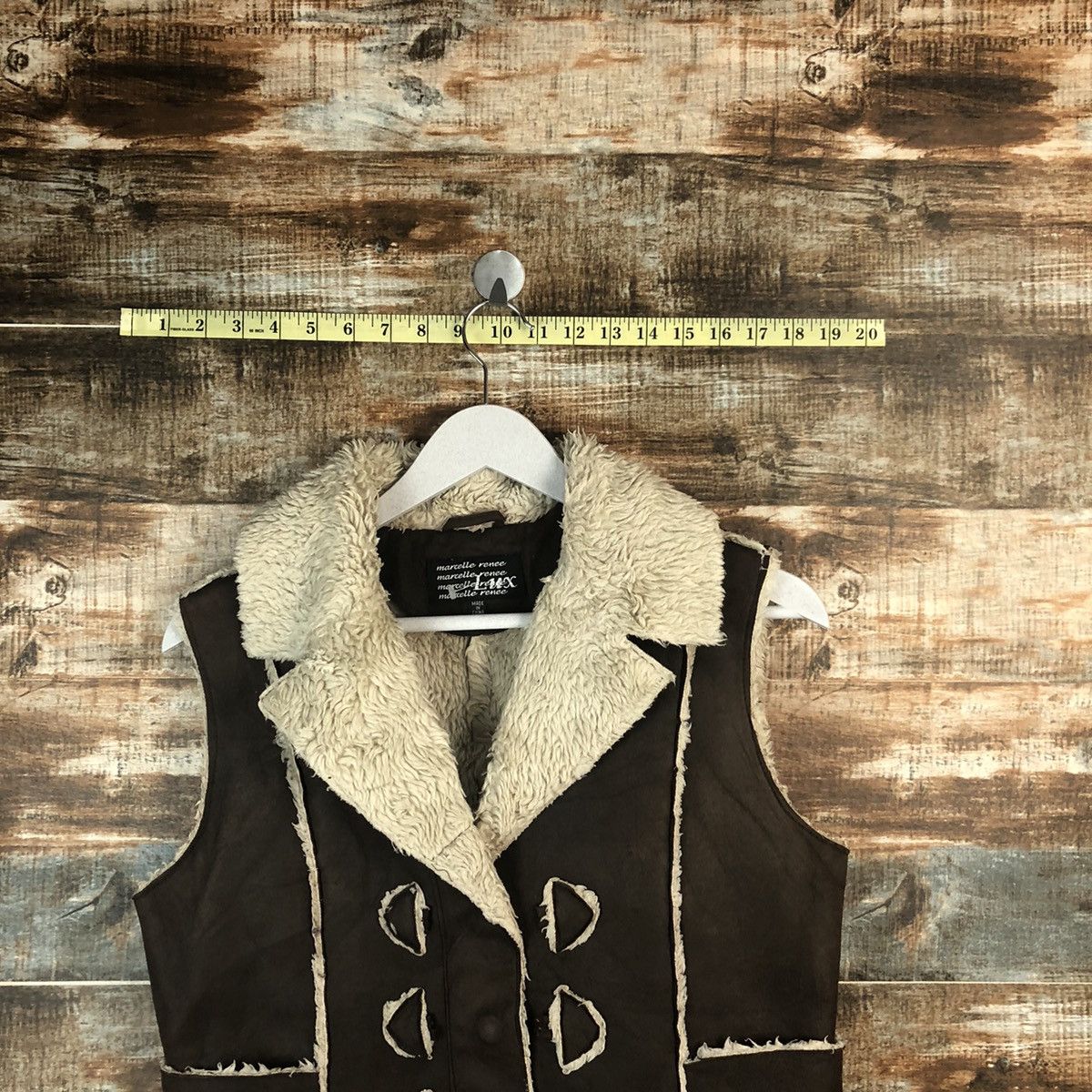 Japanese Brand Marcelle Renee Dark Brown Vest #A1447 Size US M / EU 48-50 / 2 - 4 Thumbnail