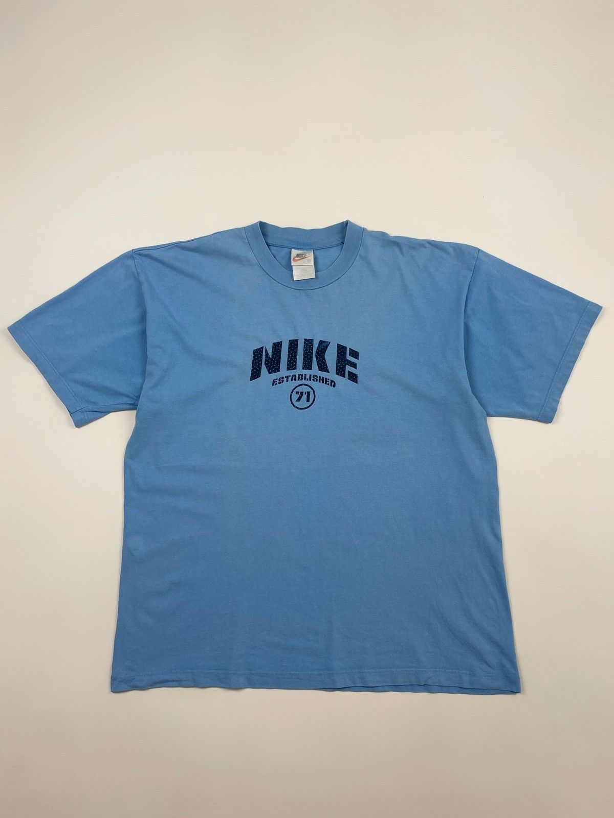 Nike × Vintage 1990’s Vintage Nike 71 T-Shirt Size US XL / EU 56 / 4 - 1 Thumbnail