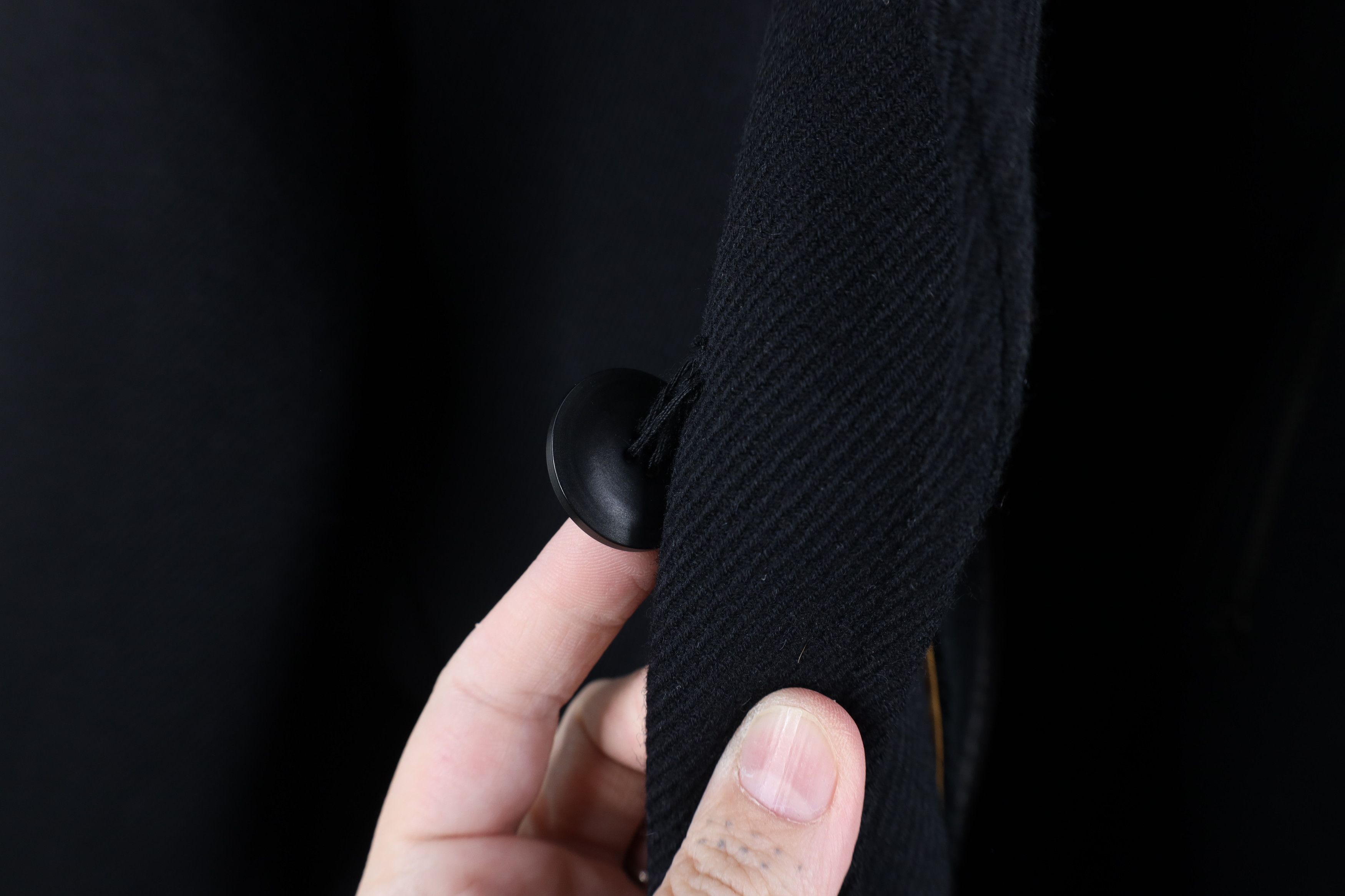 Cole Haan Cole Haan Ribbed Overcoat Jacket with Sweater Bib Black Size US L / EU 52-54 / 3 - 9 Thumbnail