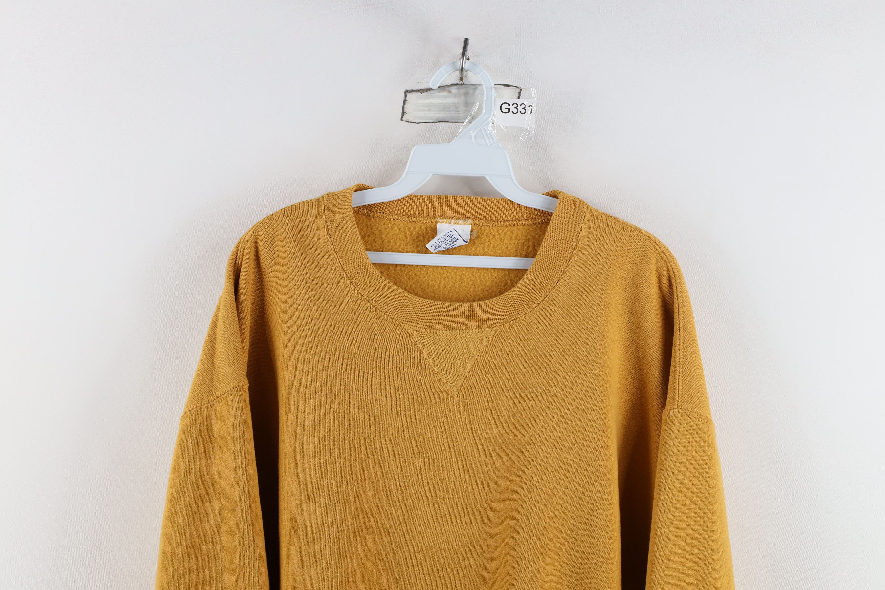 Russell Athletic Vintage 90s Y2K Russell Athletic Crewneck Sweatshirt Yellow Size US L / EU 52-54 / 3 - 2 Thumbnail