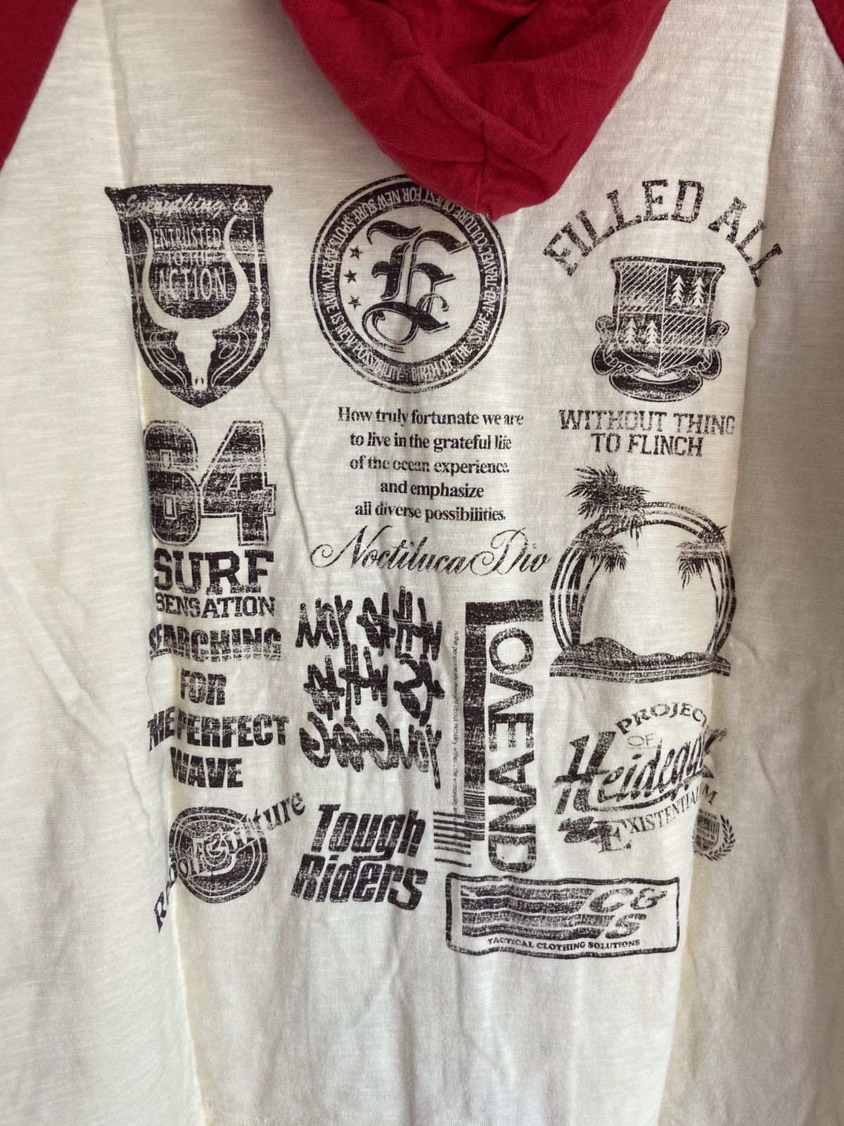 If Six Was Nine SORRIDERE Poem Zip Hoodie Size M / US 6-8 / IT 42-44 - 8 Thumbnail