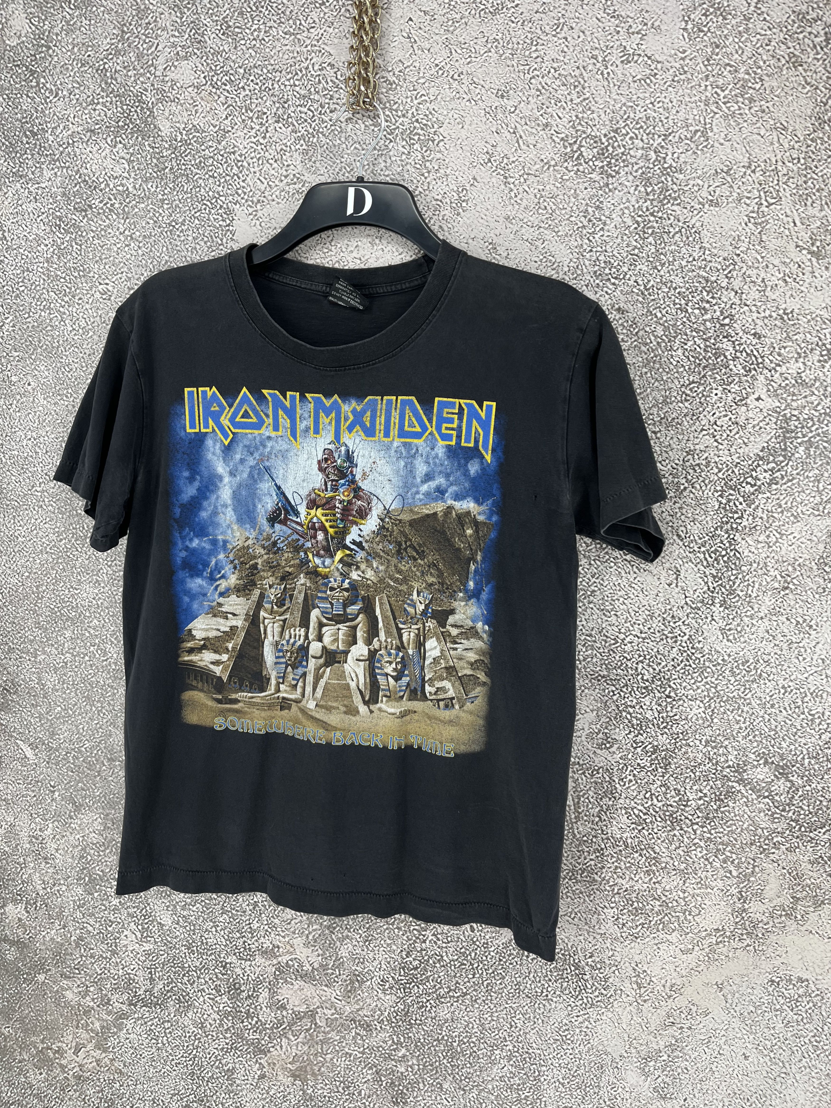 Iron Maiden Vintage Iron Maiden Double Sided Tee Vtg 90s Travis Size US M / EU 48-50 / 2 - 3 Thumbnail