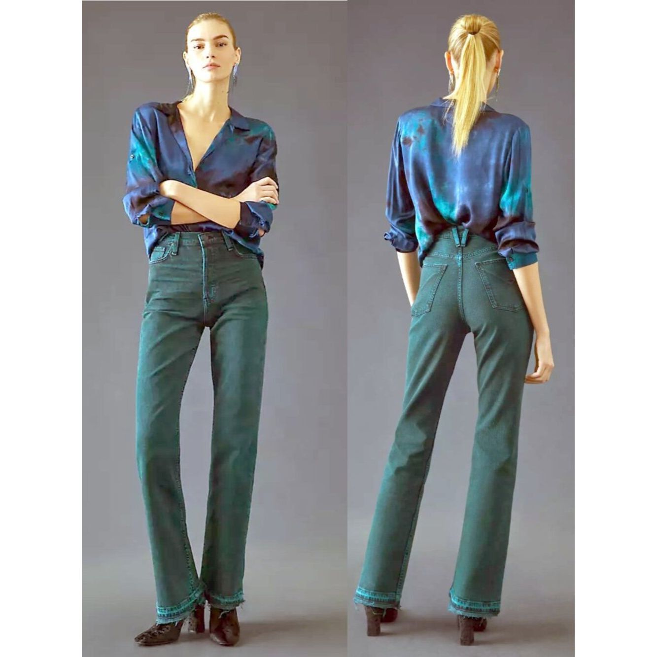 Hudson Hudson Faye High Rise Bootcut Overdye Jeans Size 28 Size 28" / US 6 / IT 42 - 1 Thumbnail