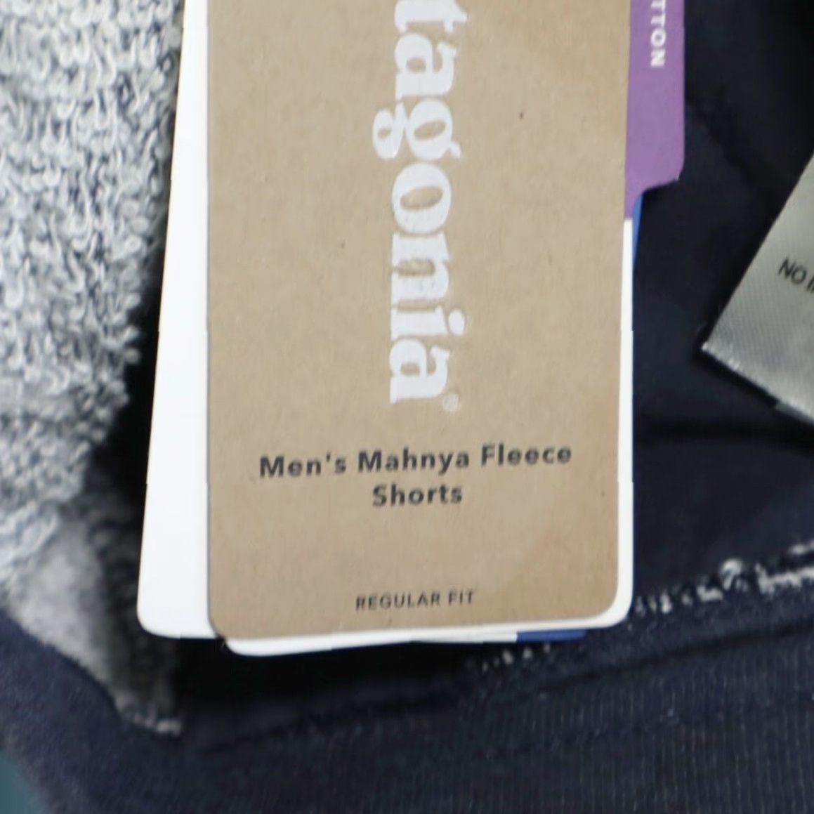Patagonia Patagonia Mahnya Cotton Blend Fleece Sweat Navy Heather Sweat Shorts Men's XS Size US 27 - 6 Thumbnail