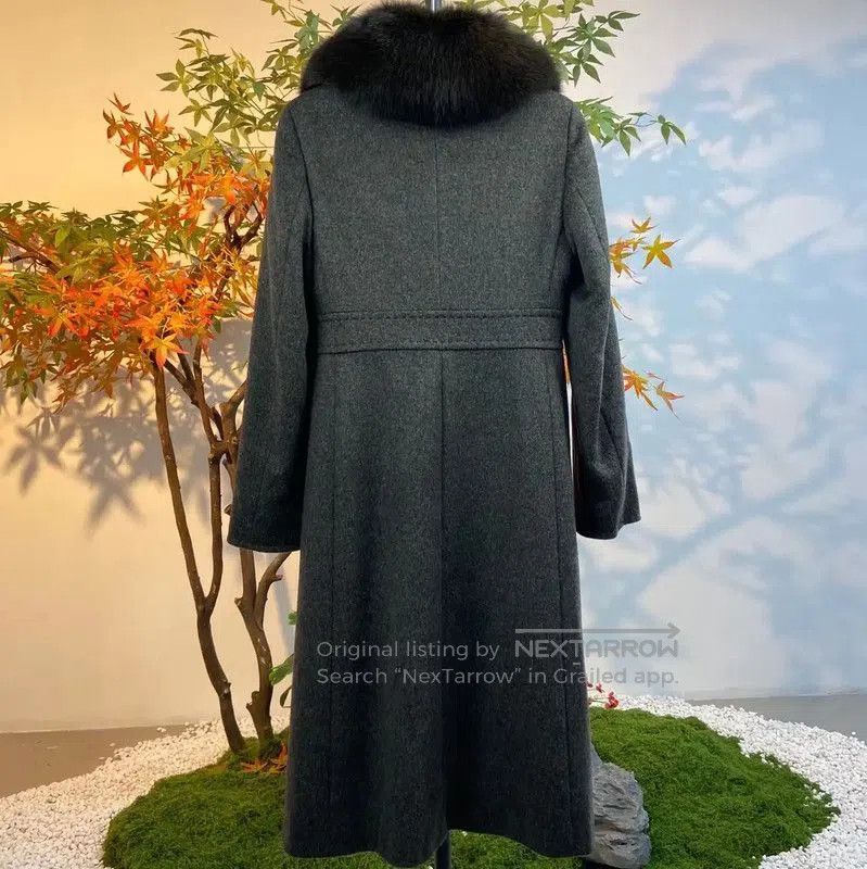 Max Mara MaxMara Luxurious Gray Wool Women's Coat . Size M / US 6-8 / IT 42-44 - 2 Thumbnail