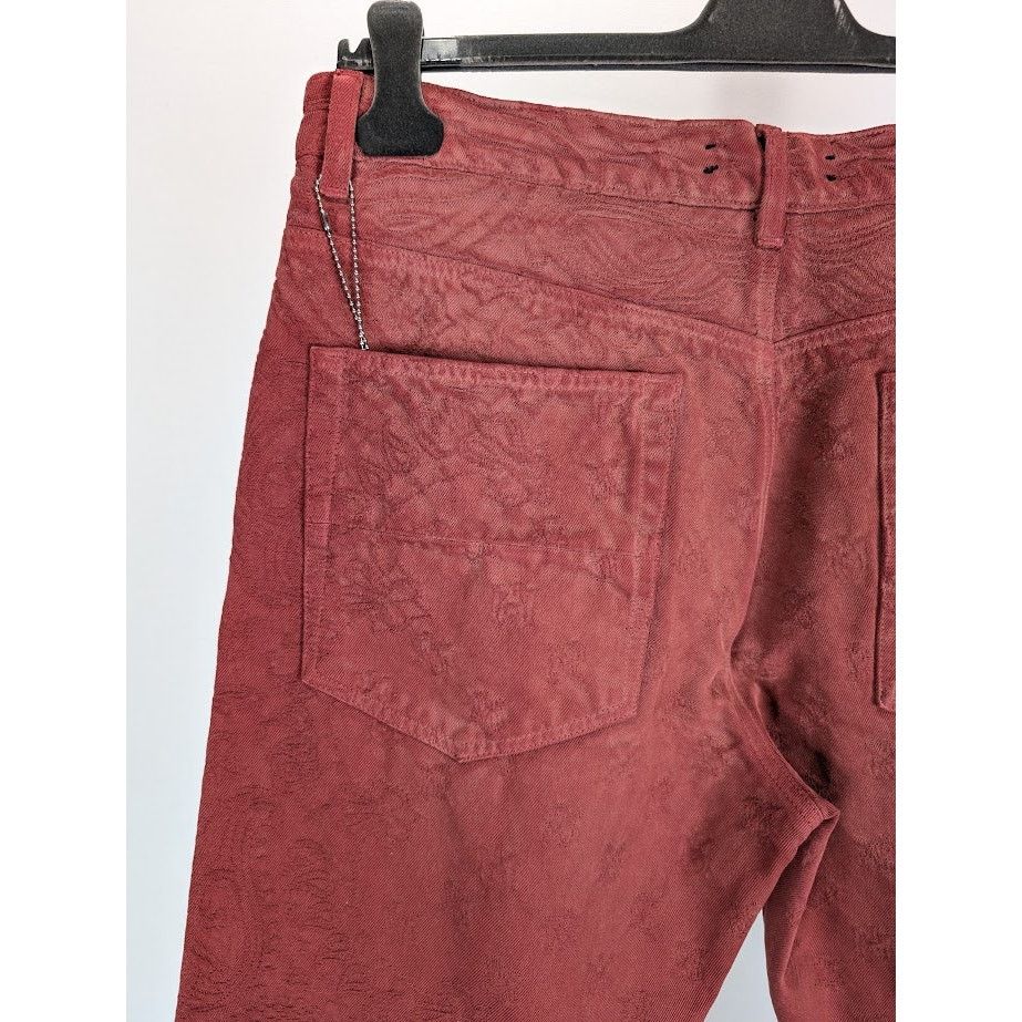 Amiri o1rshd1 Bandana Jacquard Pant in Sun Dried Tomato Size US 32 / EU 48 - 14 Thumbnail
