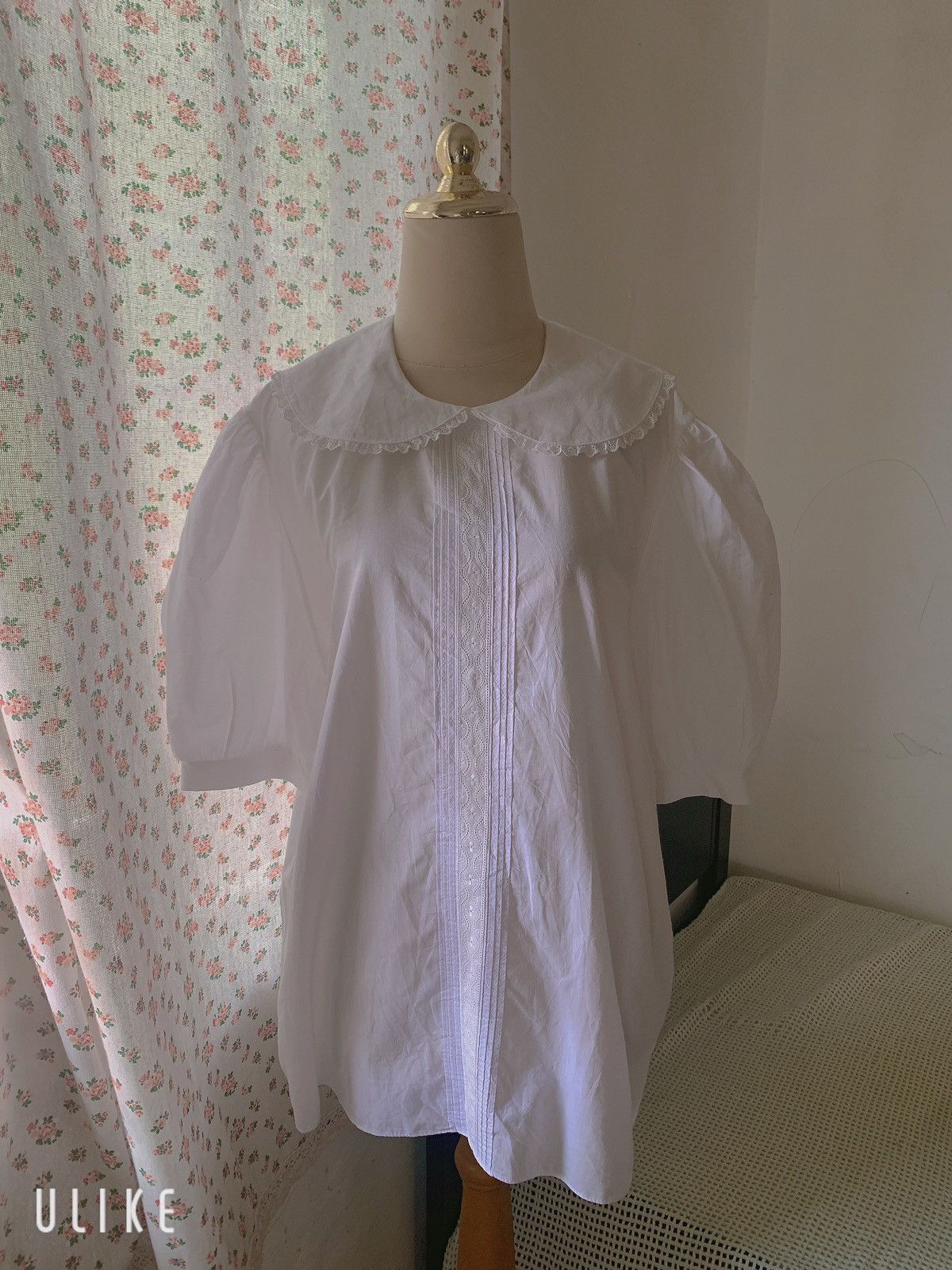 Vintage Laura Ashley vintage white blouse Size L / US 10 / IT 46 - 6 Thumbnail