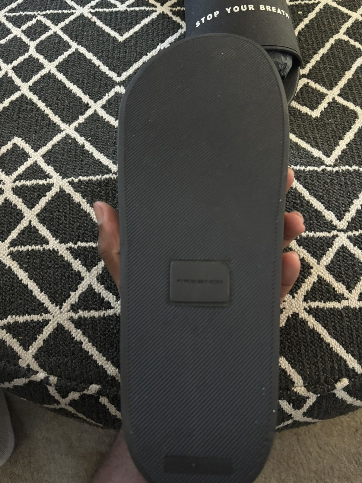 Rick Owens Drkshdw Rick Owens slogan slides Size US 11 / EU 44 - 3 Thumbnail