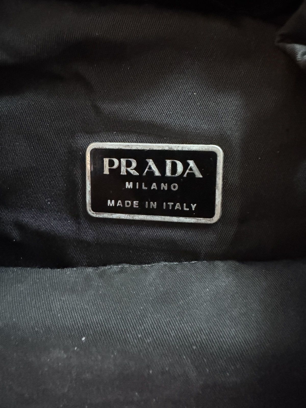 Prada Prada Nylon Tessuto Triangle Logo Backpack Size ONE SIZE - 3 Thumbnail