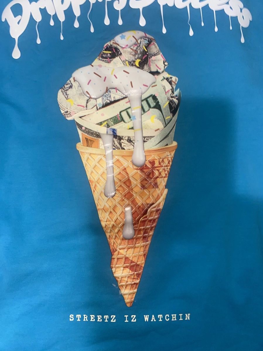 Other "Dripping Success" Graphic Tee - Bright Blue Size US XXL / EU 58 / 5 - 3 Thumbnail