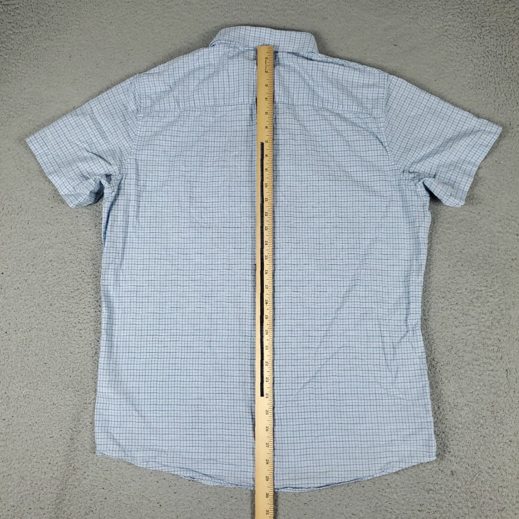 TravisMathew Travis Mathew Shirt Mens L Blue Plaid Button-Up Short Sleeve Casual Office Workwear Everyday Size US L / EU 52-54 / 3 - 3 Thumbnail