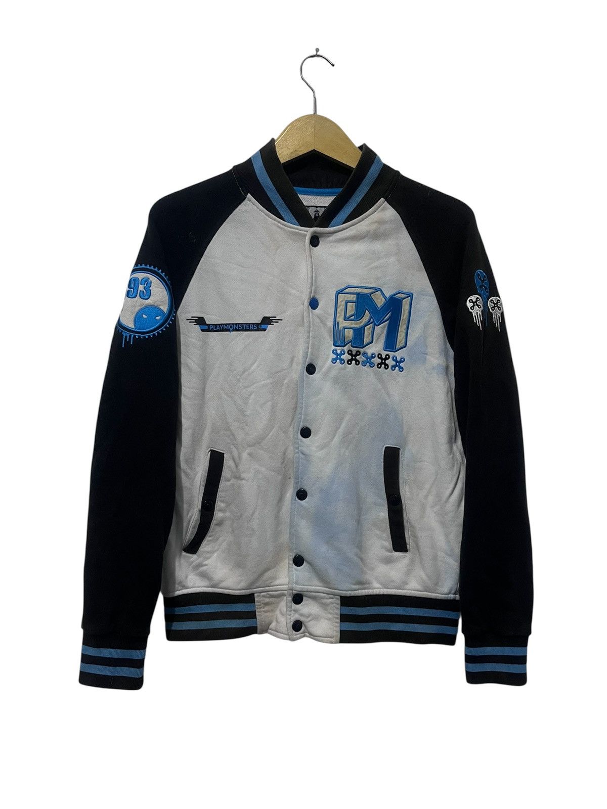 Japanese Brand Incredibly Playmonsters Varsity Jacket Streetwear Graphic Size US M / EU 48-50 / 2 - 1 Thumbnail