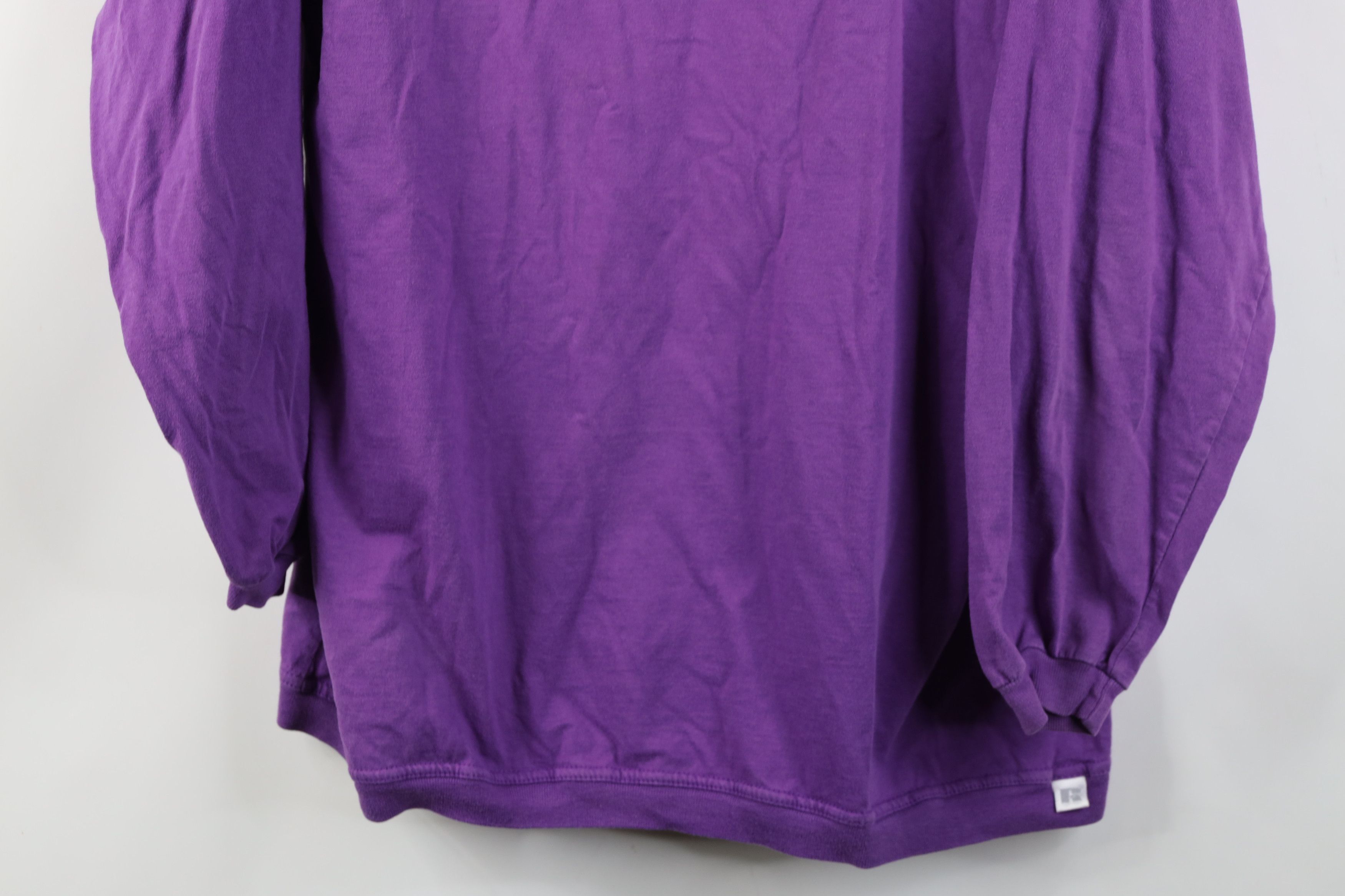 Russell Athletic Vintage 90s Russell Athletic Pullover Long Sleeve T-Shirt Size US L / EU 52-54 / 3 - 3 Thumbnail
