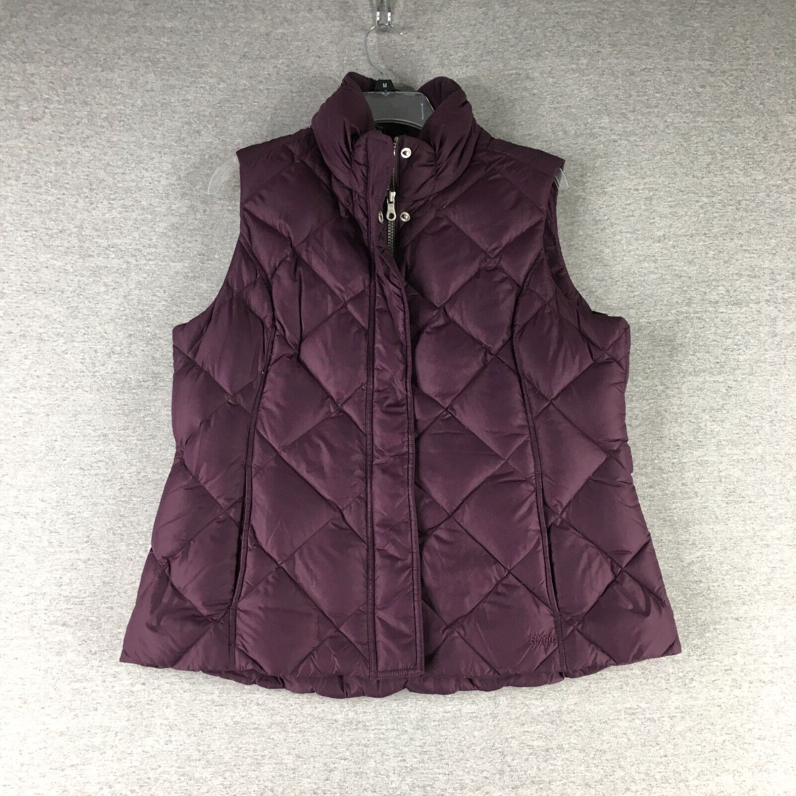 Eddie Bauer Eddie Bauer Jacket Womens Large EB700 Down Quilted Puffer Vest Purple Grailed