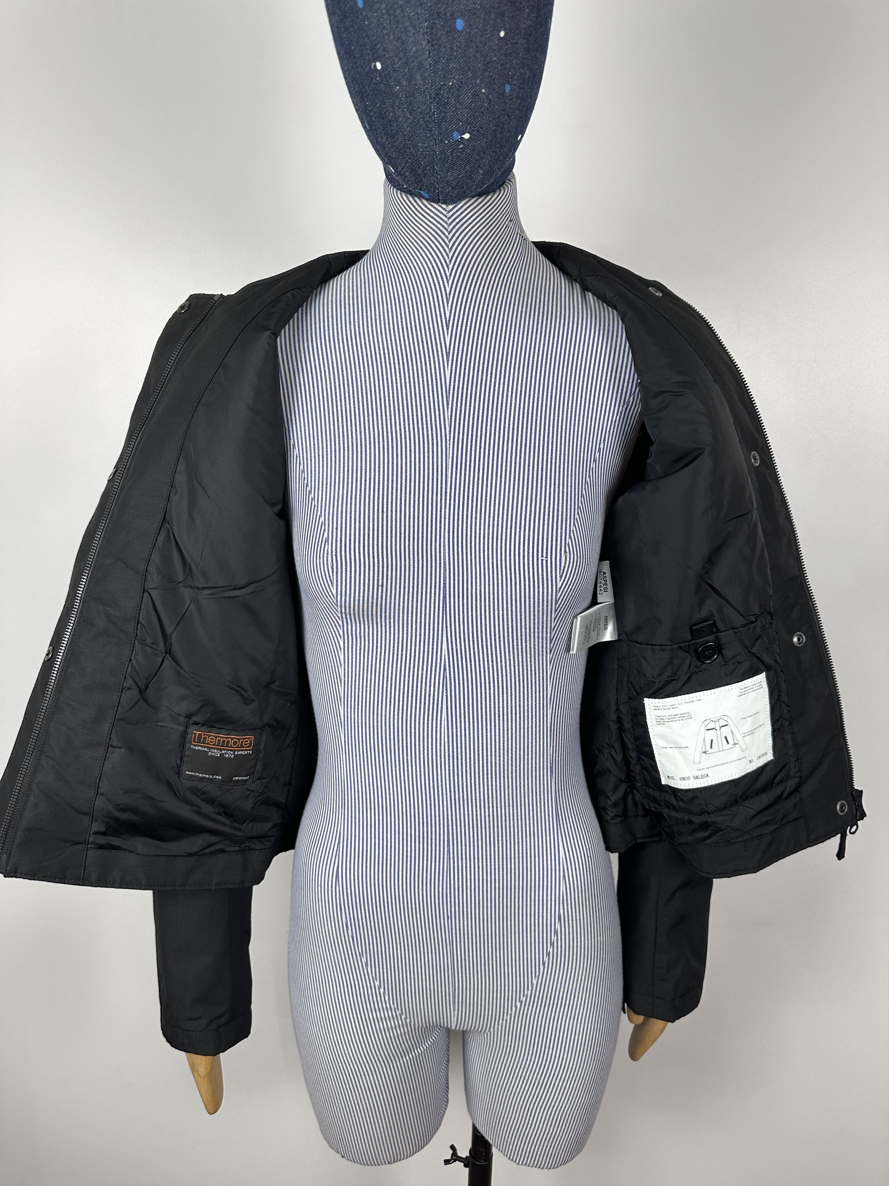 Aspesi × Grailed Aspesi Thermore Galega Womens Jacket Black Size M Size M / US 6-8 / IT 42-44 - 8 Thumbnail