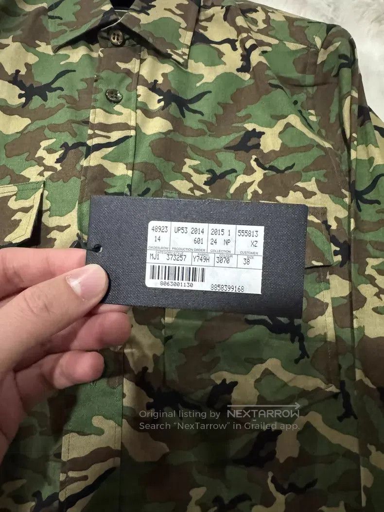 Saint Laurent Paris Saint Laurent Paris Original Camouflage Shirt Size XS / US 0-2 / IT 36-38 - 2 Thumbnail