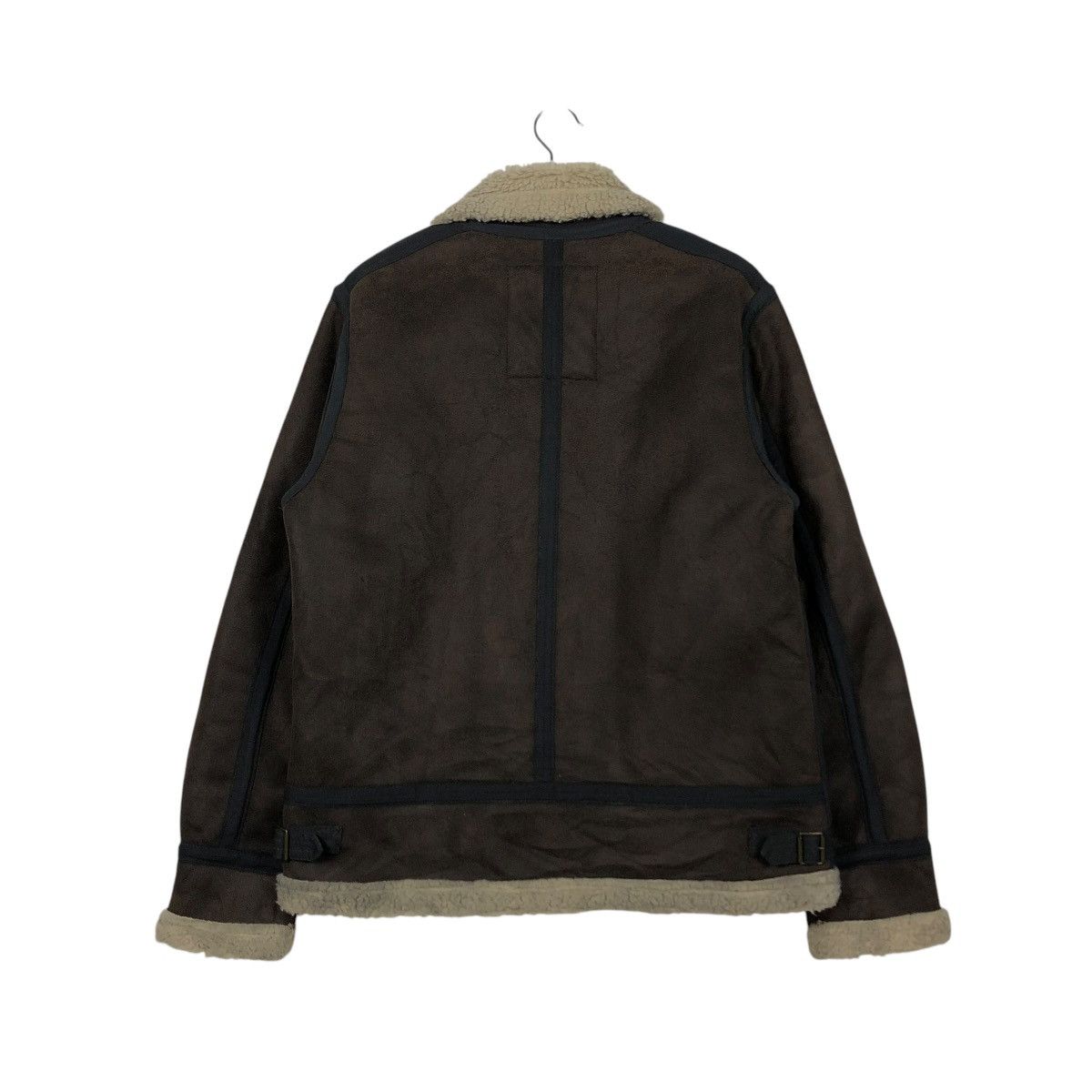 Alpha Industries VINTAGE SHEARLING LEATHER SHEEPSKIN JACKET ALPHA INDUSTRIES Size US L / EU 52-54 / 3 - 10 Thumbnail