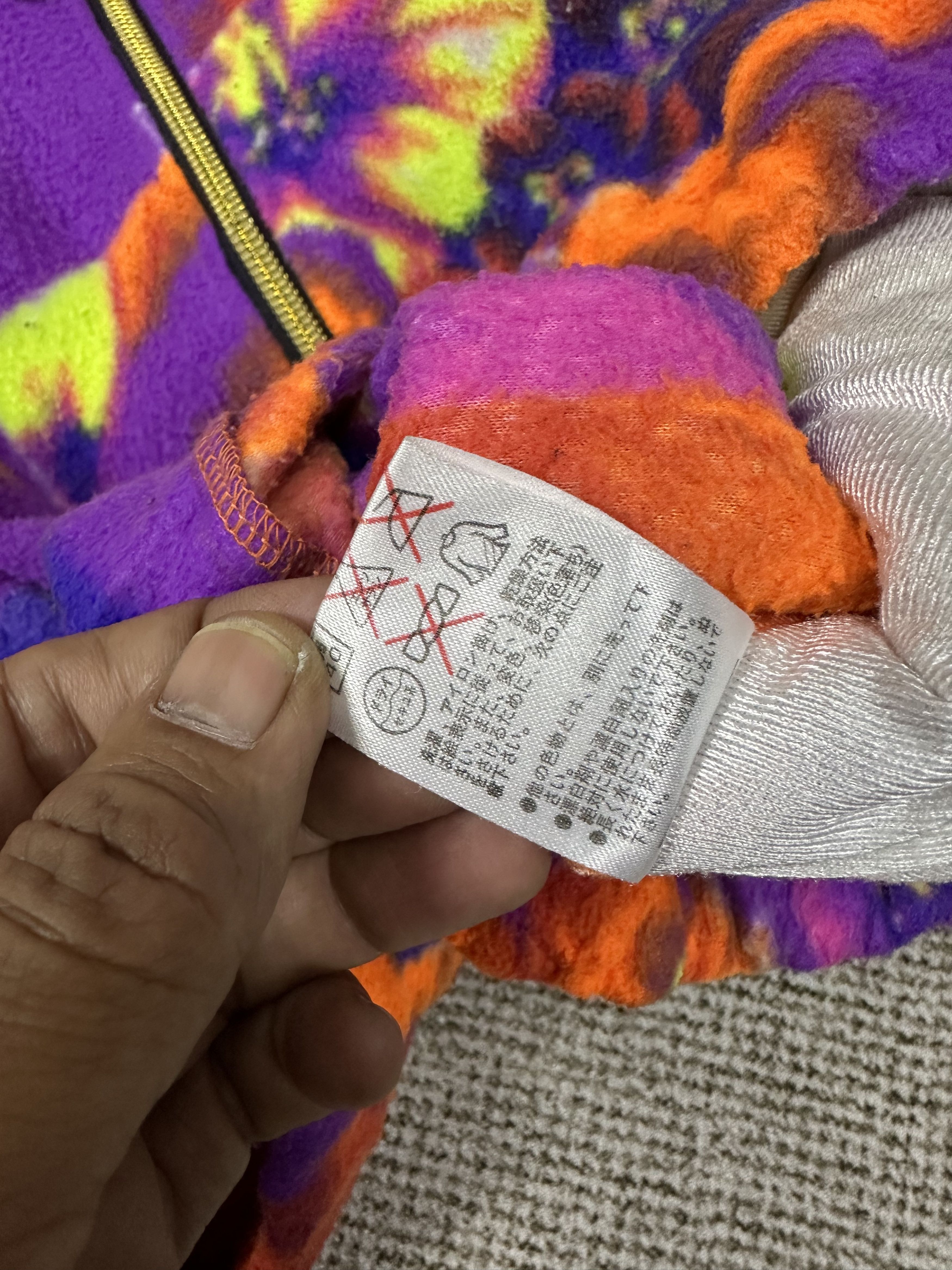 Salomon Vtg Salomon Floral Abstract Fleece Quarter-Zip Jacket Z369 Size US L / EU 52-54 / 3 - 11 Thumbnail