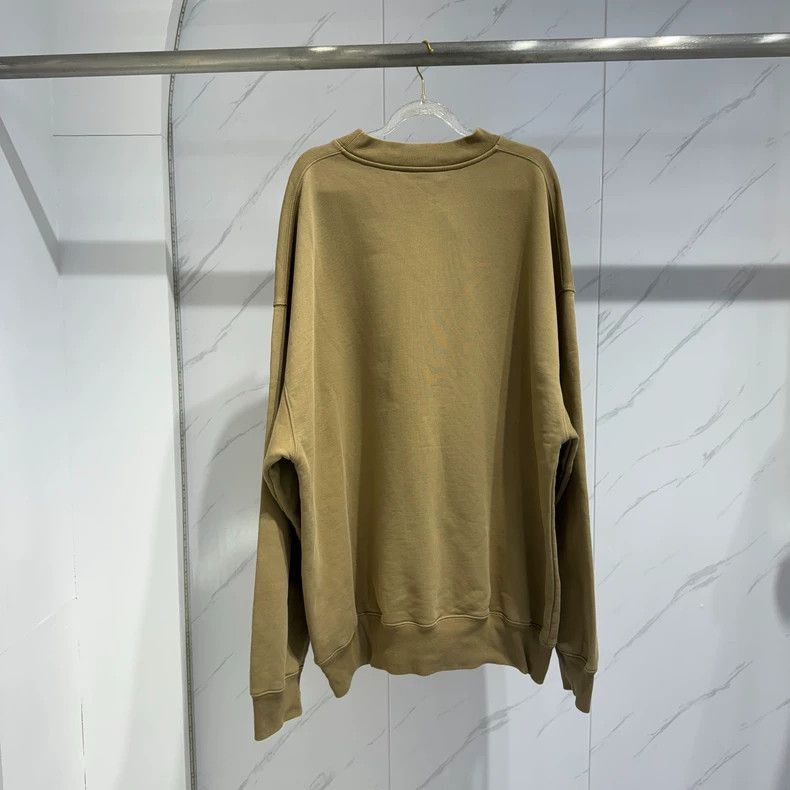 Balenciaga Balenciaga Beige BB Logo Crewneck Sweatshirt Size US S / EU 44-46 / 1 - 2 Thumbnail