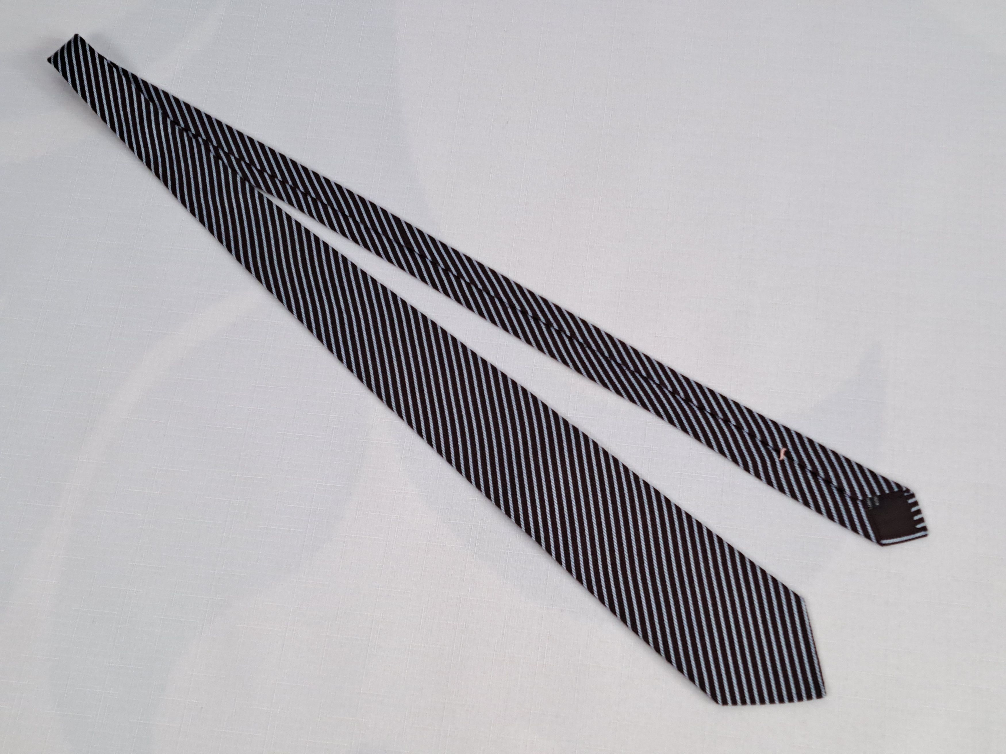 Luigi Borrelli Luigi Borelli Napoli silk/cashmere striped tie. Size ONE SIZE - 4 Thumbnail