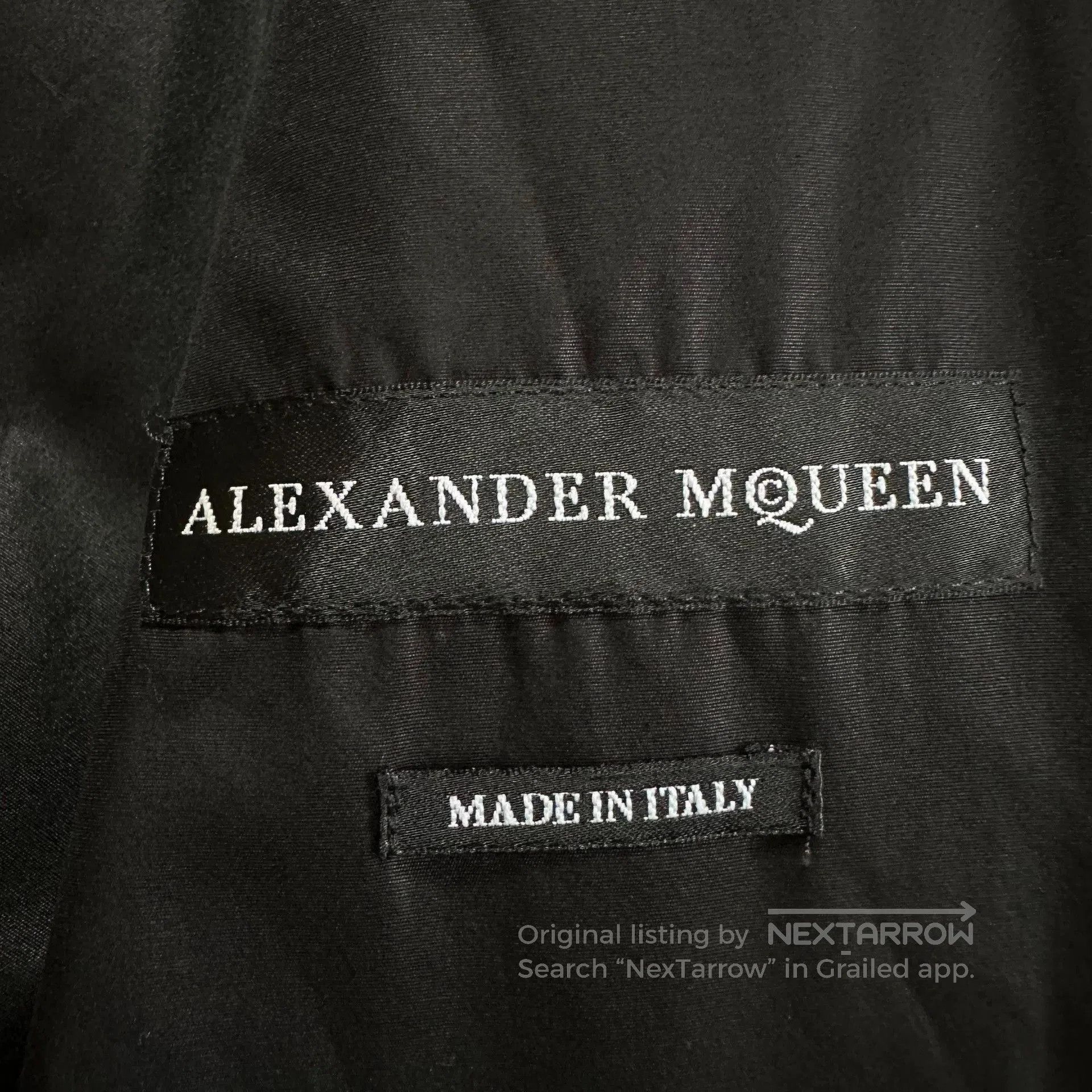 Alexander McQueen black embroidered heavy-duty jacket by mcqueen. Size US L / EU 52-54 / 3 - 6 Thumbnail
