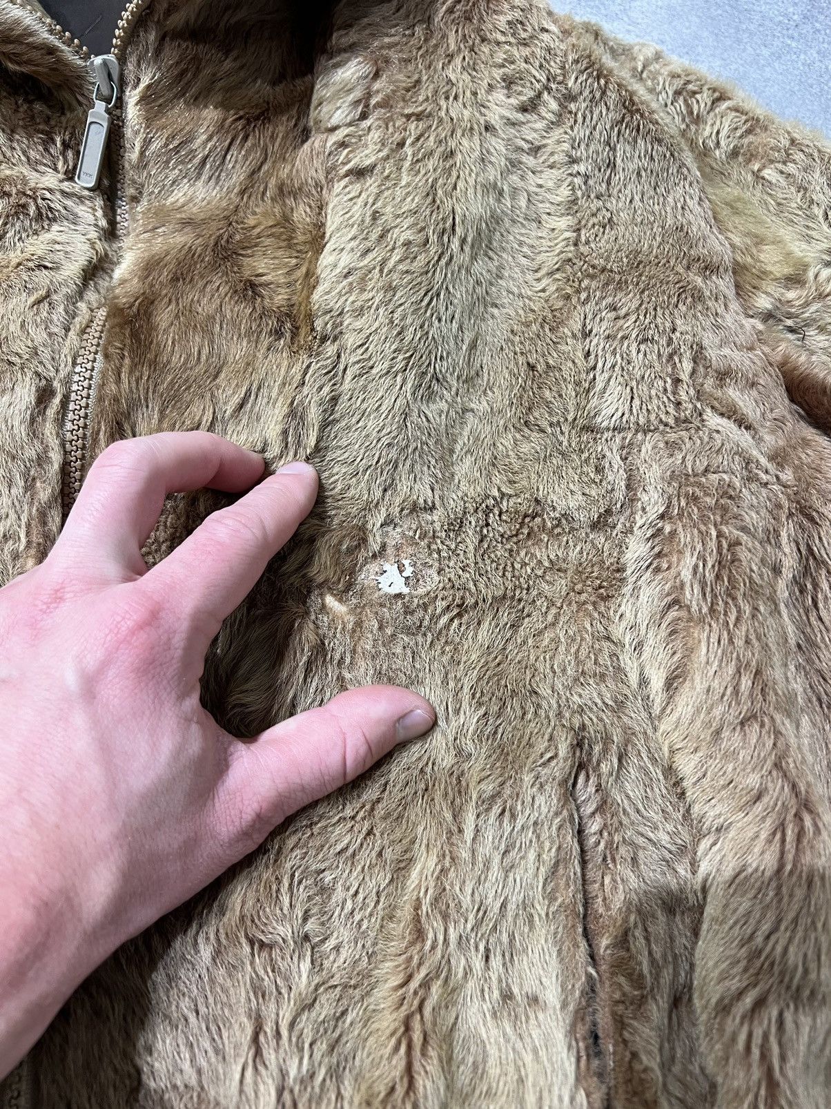 Japanese Brand × Vintage Vintage fur bomber jacket Size US S / EU 44-46 / 1 - 4 Thumbnail