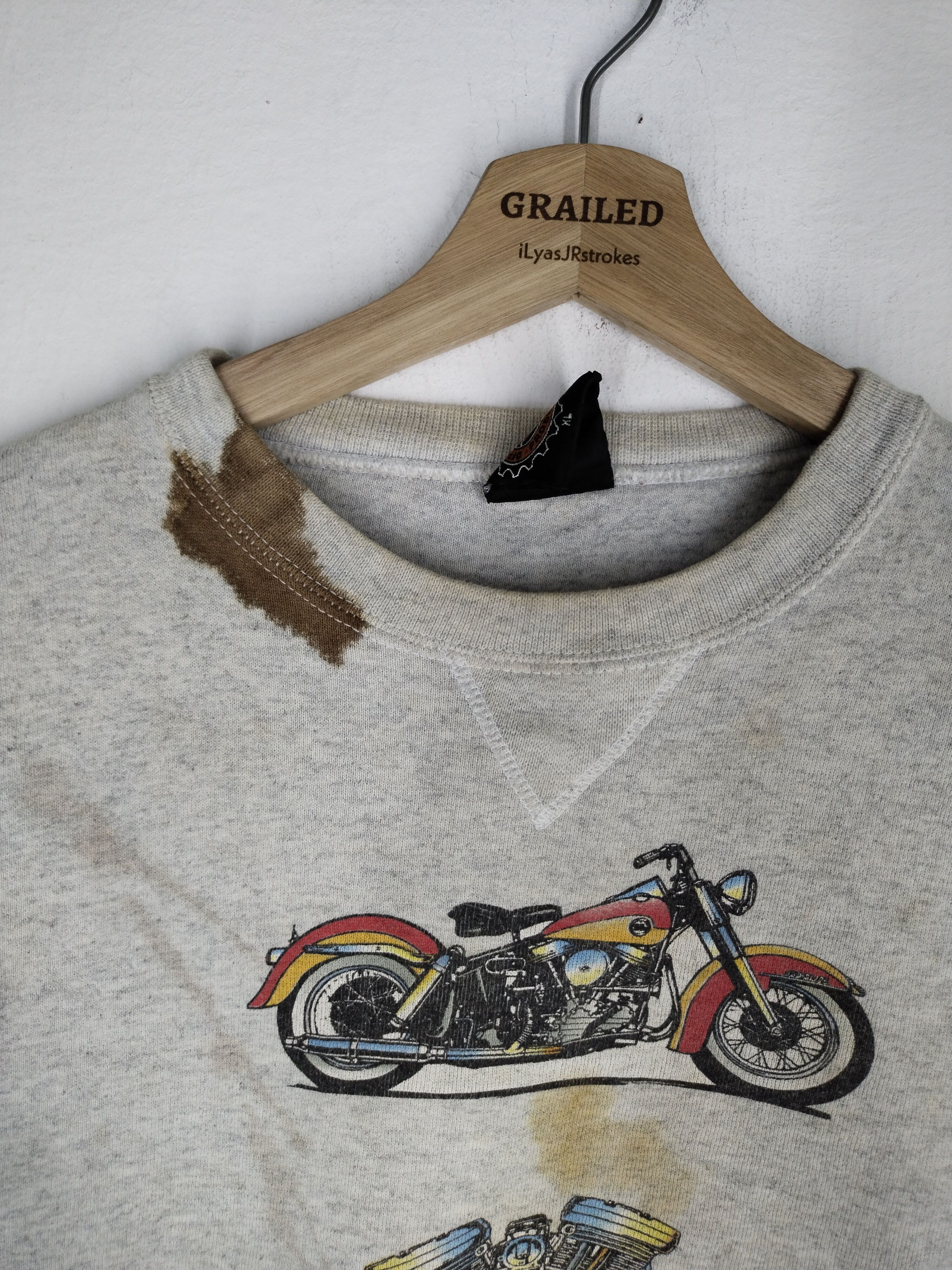 Harley Davidson × Vintage Vintage 1996 Harley Davidson HD Sweatshirt Size US XL / EU 56 / 4 - 6 Thumbnail
