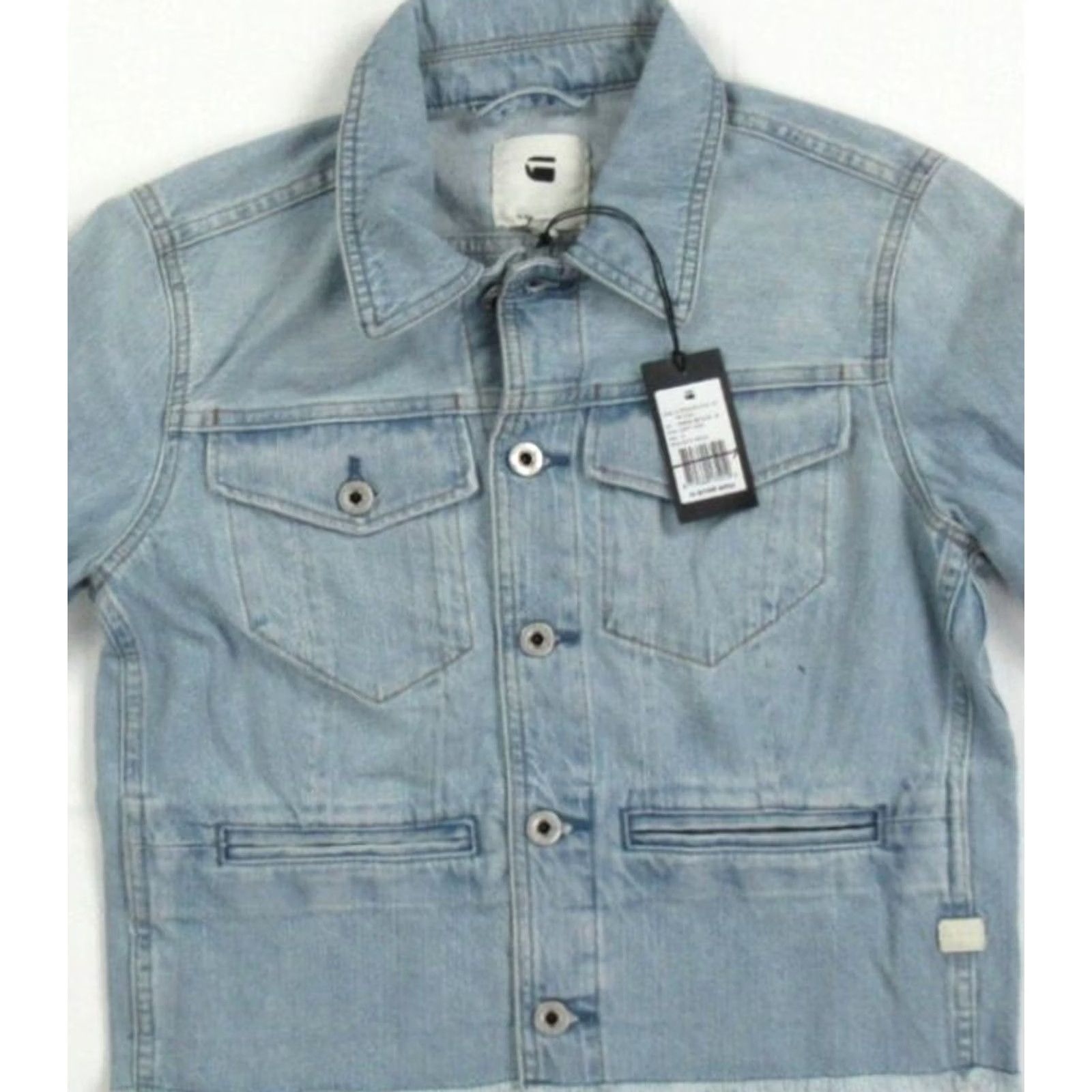 G-Star G-Star D-Staq Deconstructed Denim Jacket Light Aged M Womens Blue Denim Jacket Size M / US 6-8 / IT 42-44 - 4 Thumbnail