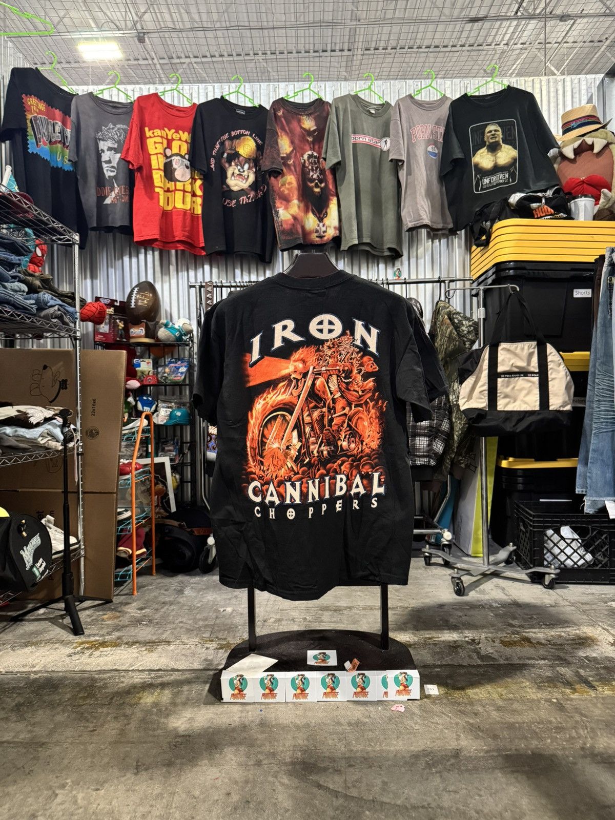 West Coast Choppers Y2K Vintage Iron Cannibal Choppers Tee Large Size US L / EU 52-54 / 3 - 1 Thumbnail