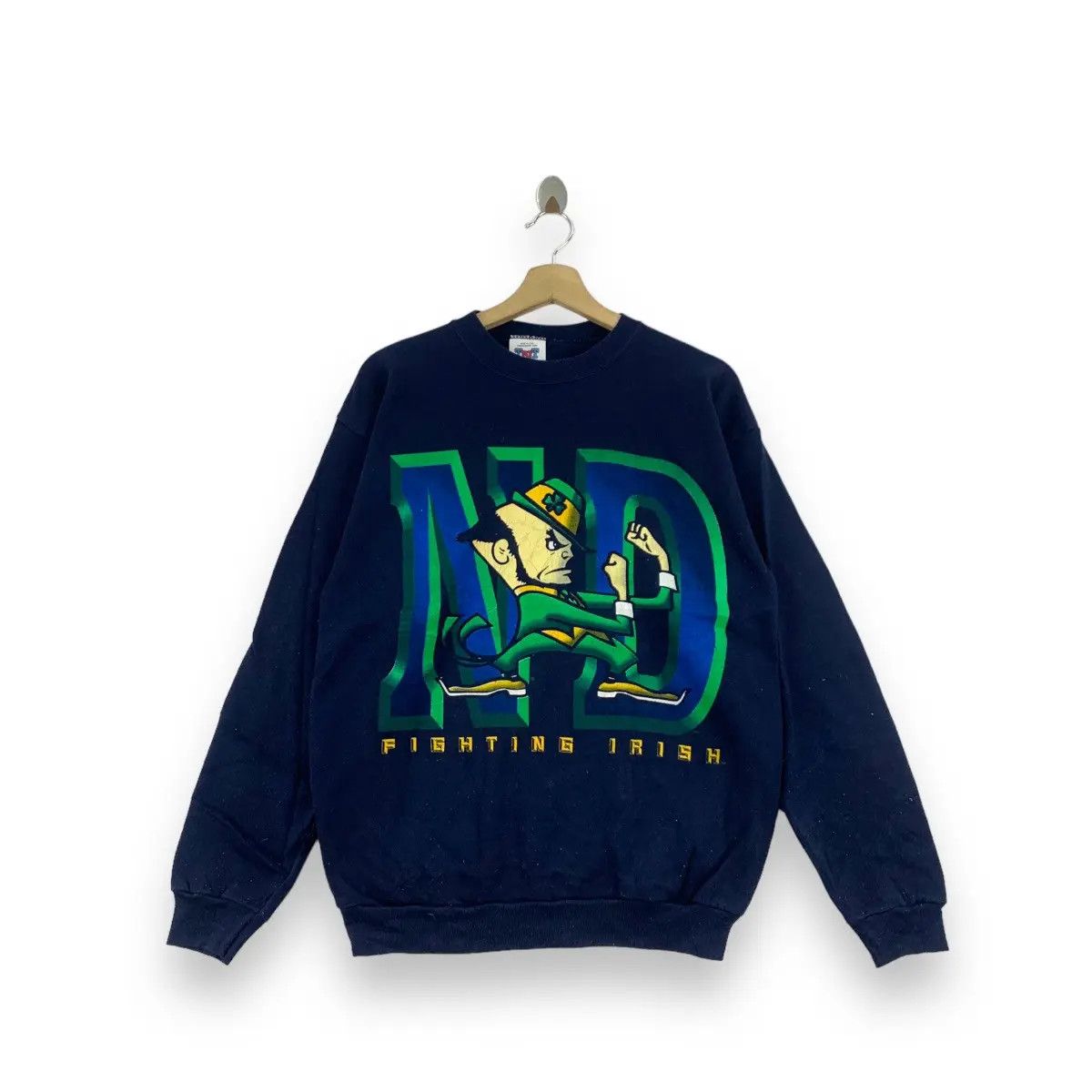 NFL Vintage 80’ NFL NOTRE DAME Fighting Irish Football Size L / US 10 / IT 46 - 1 Thumbnail