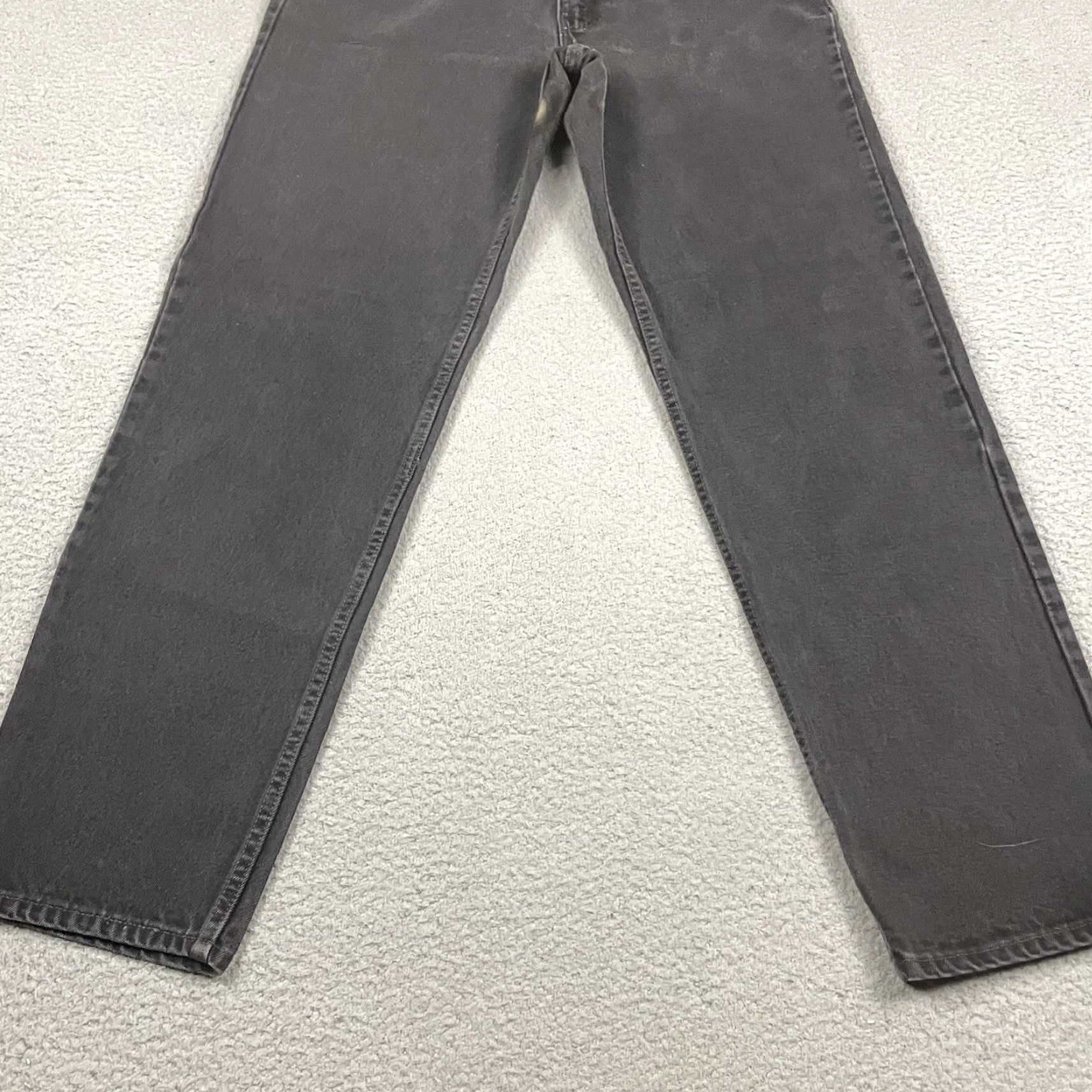 Levi's VINTAGE Levi's Jeans Mens 36x34 Black 550 Relaxed Dark Wash Denim Straight 5-Pocket Jeans Mens Levi's 550 Vintage 90s? Size US 36 / EU 52 - 4 Thumbnail