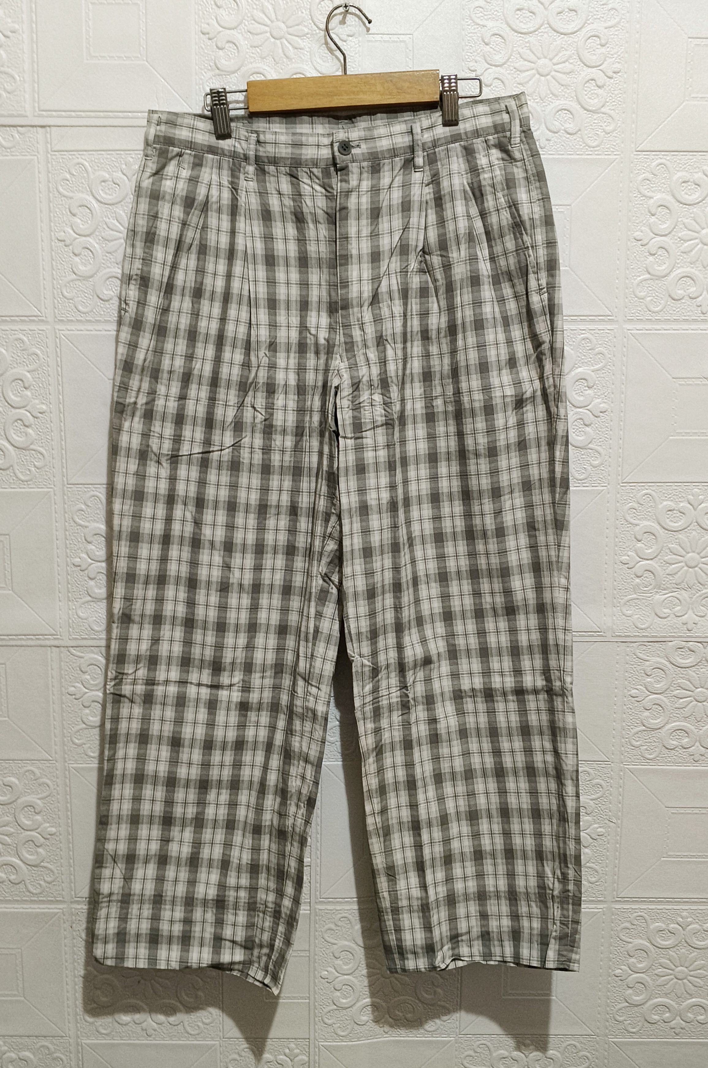 Christian Dior Monsieur CHRISTIAN DIOR MONSIEUR PLAID PANT Size US 32 / EU 48 - 1 Thumbnail