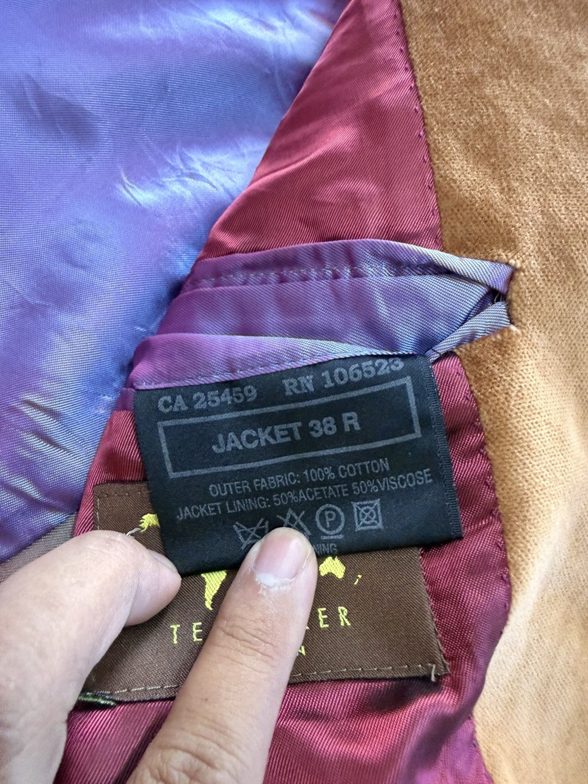 Ted Baker Ted Baker Brown Suede Jacket Size 38R - 9 Thumbnail