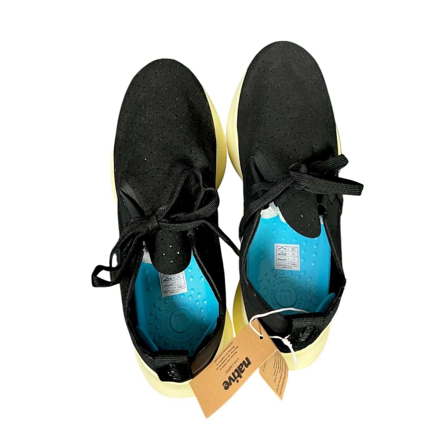 Native NWT Native Apollo 10 Black/White Shoes 10M/11W $135 Retail Size US 10 / EU 43 - 4 Thumbnail