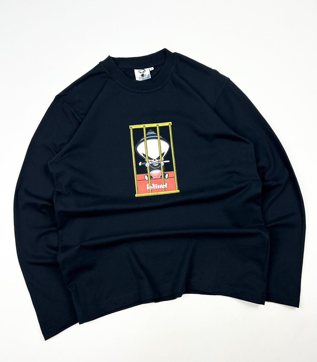 Blind Skateboards × JNCO × Vintage Vintage Blind Skateboards Reaper Long Sleeve 90s Y2k Size US L / EU 52-54 / 3 - 2 Thumbnail