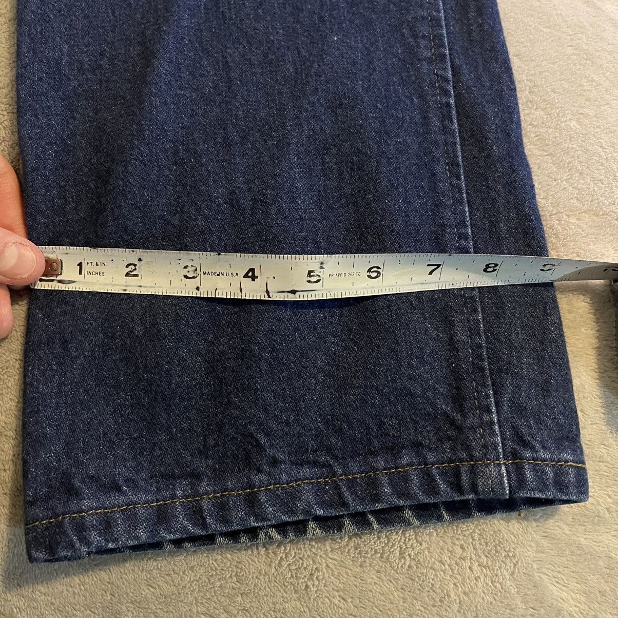 Wrangler Wrangler Regular Fit Mens Blue Denim Jeans 40x32 Cowboy Cut Size US 39 - 12 Thumbnail