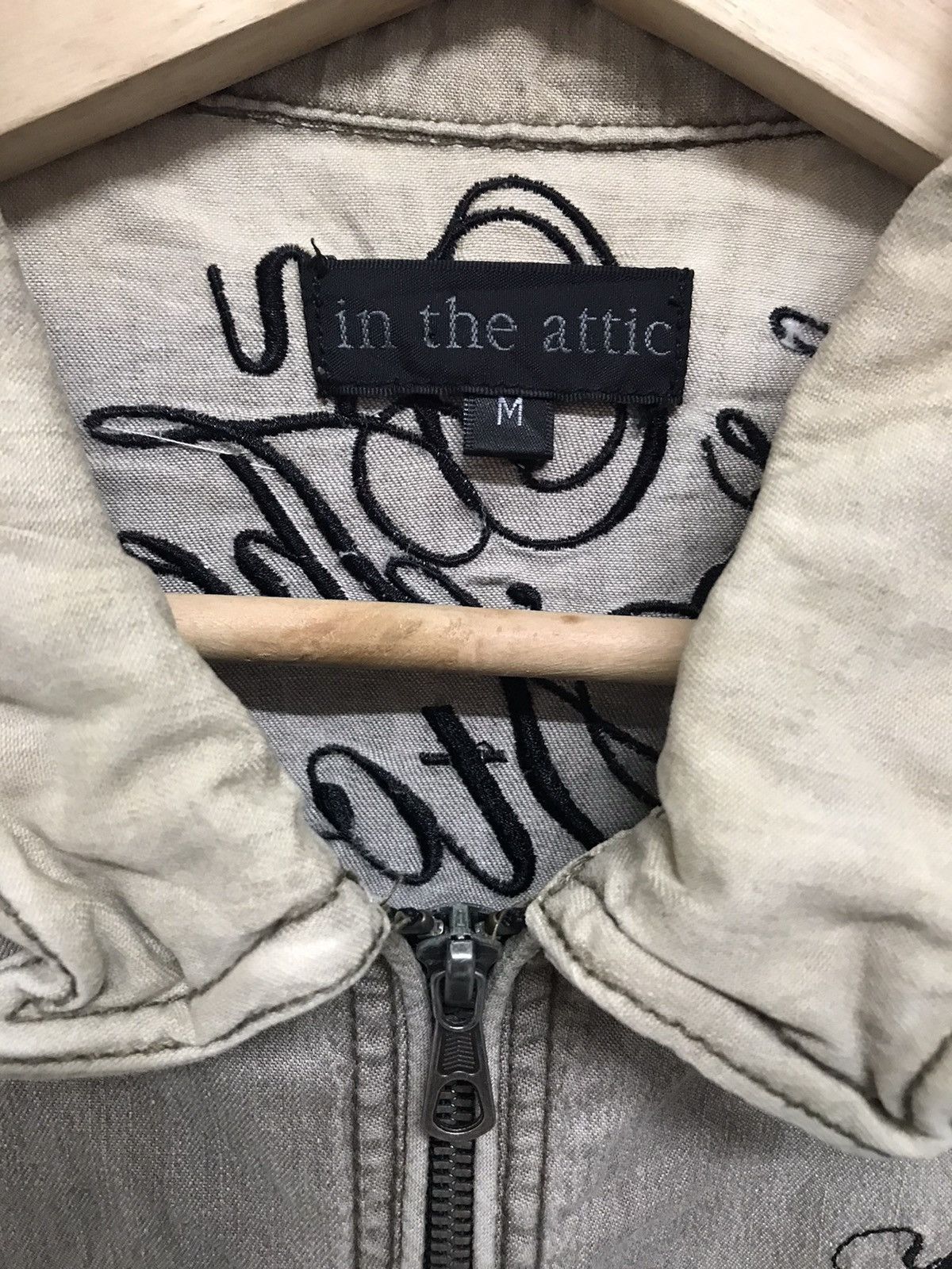 In The Attic 🔥🔥IN THE ATTICT Multizipper Embroidered Punk Style Jacket Size US M / EU 48-50 / 2 - 5 Thumbnail