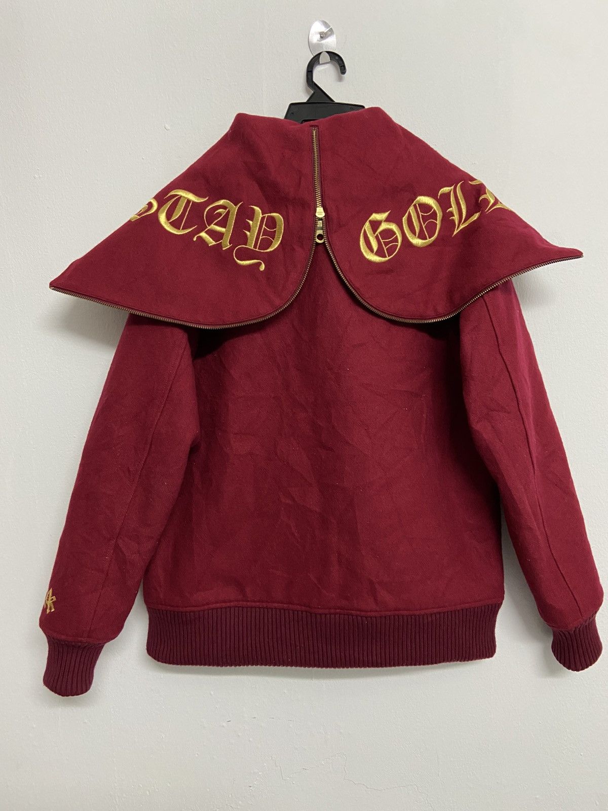 Japanese Brand × Vintage Gold 24 Karats Diggers Hoodie Varsity Jacket Size US M / EU 48-50 / 2 - 8 Thumbnail