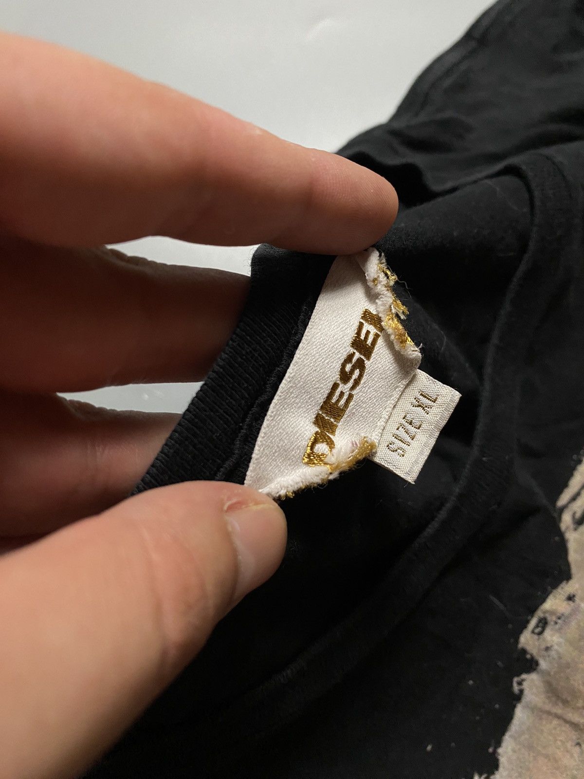 Diesel × Vintage Diesel Y2K vintage t-shirt Size US L / EU 52-54 / 3 - 4 Thumbnail