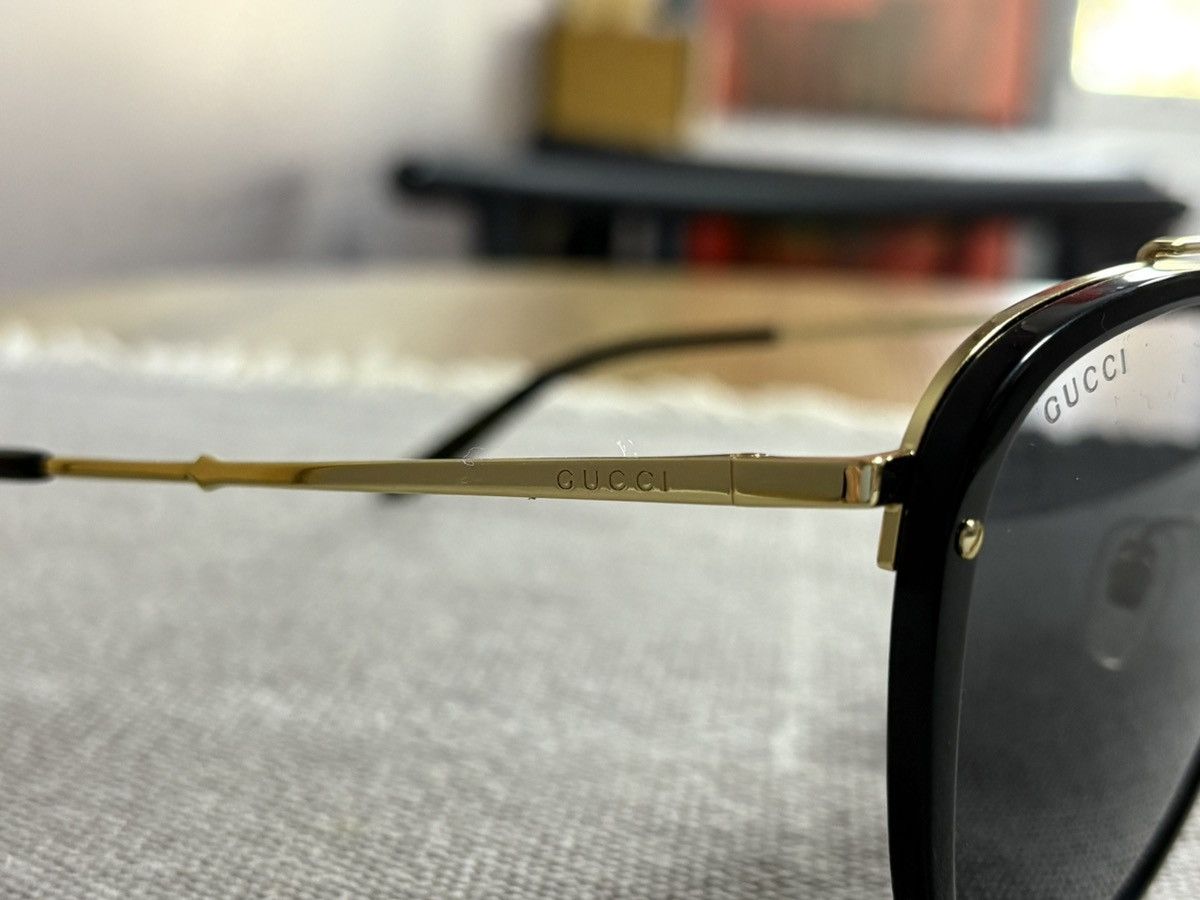 Gucci Gucci by Tom Ford Era Aviator Sunglasses Size ONE SIZE - 6 Thumbnail