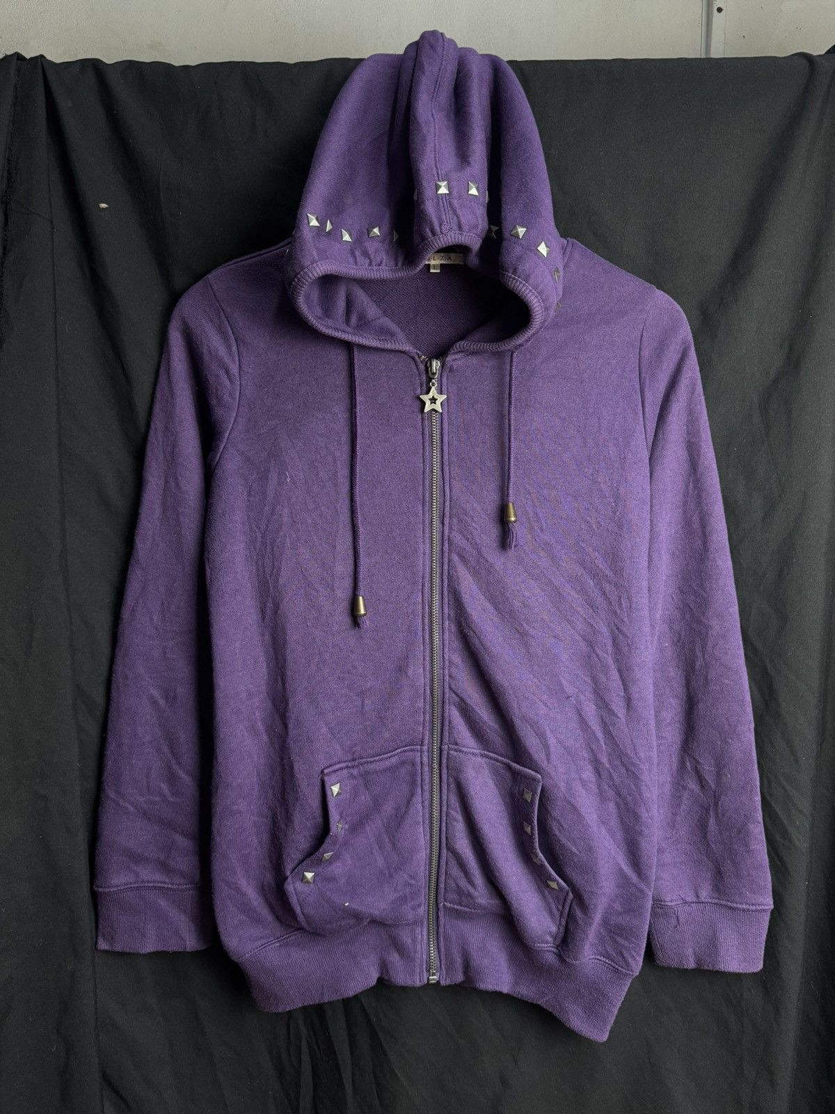 GOA Studded Colza Hoodie Vkei Punk Styled Japan Size US M / EU 48-50 / 2 - 2 Thumbnail