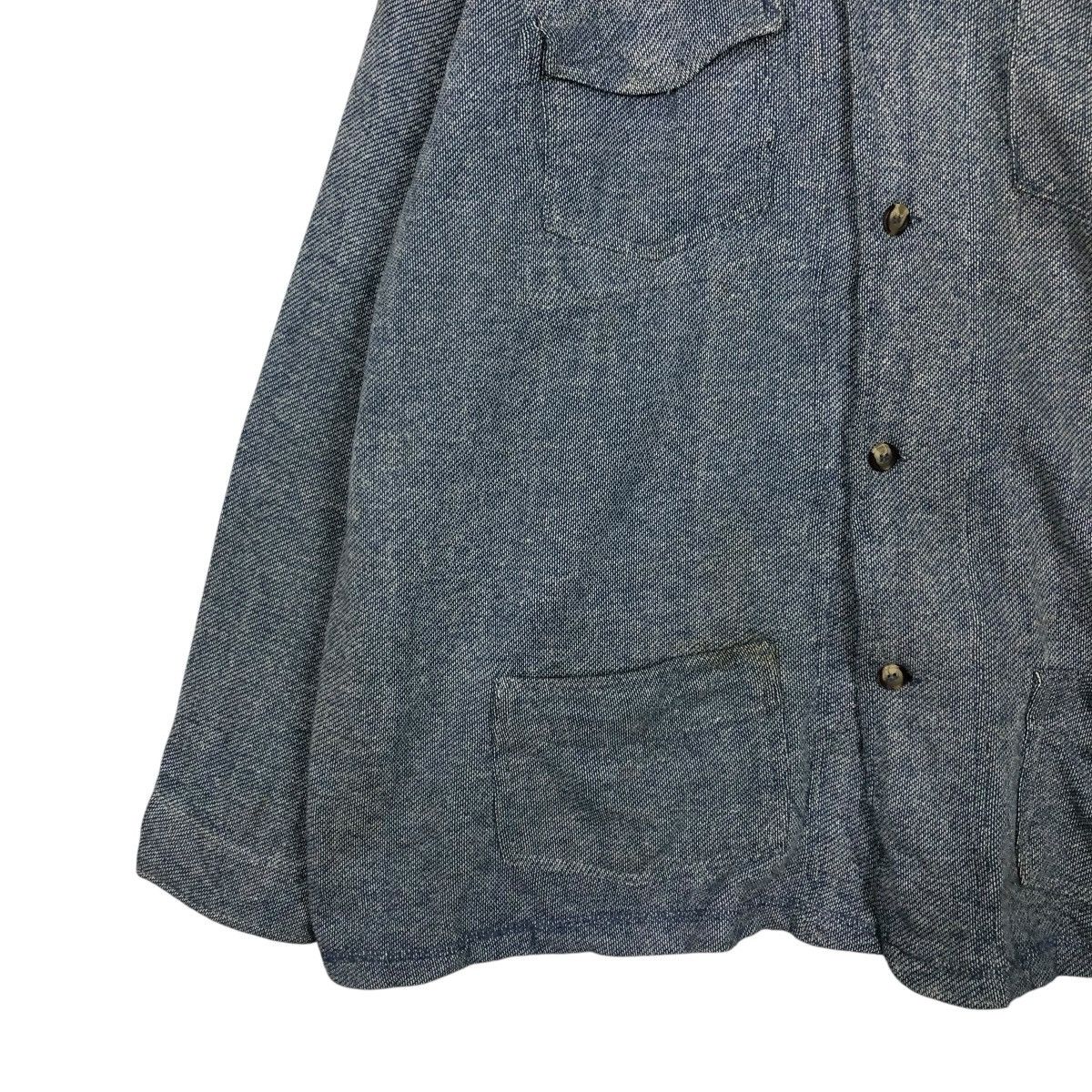 Vintage 🔥VINTAGE CHORE INDIGO BUTTON JACKET WALDI ISSEY MIYAKE Size US L / EU 52-54 / 3 - 6 Thumbnail