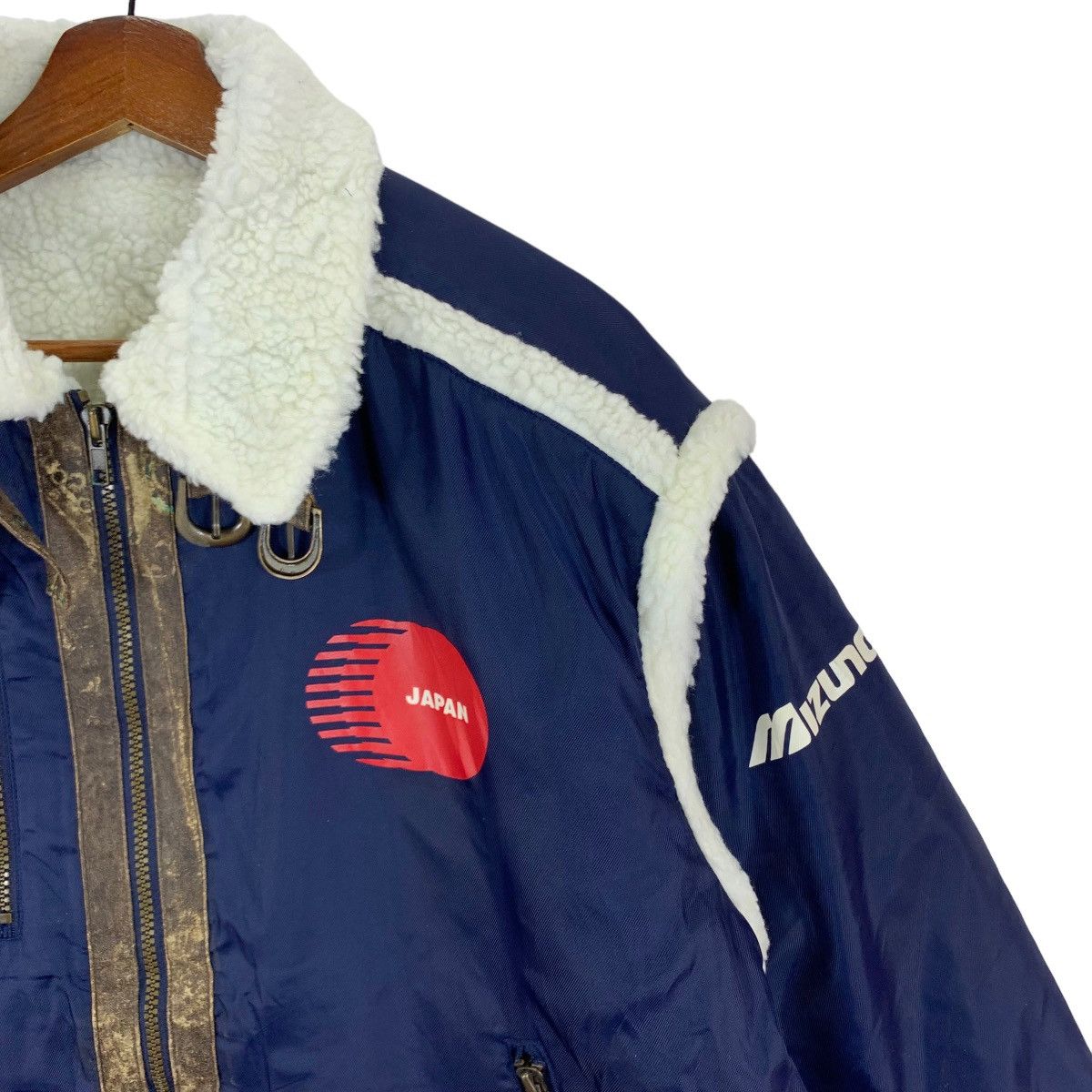 Mizuno × USA Olympics × Vintage 🔥🔥VINTAGE MIZUNO JAPAN OLYMPIC SHERPA JACKET Size US L / EU 52-54 / 3 - 7 Thumbnail