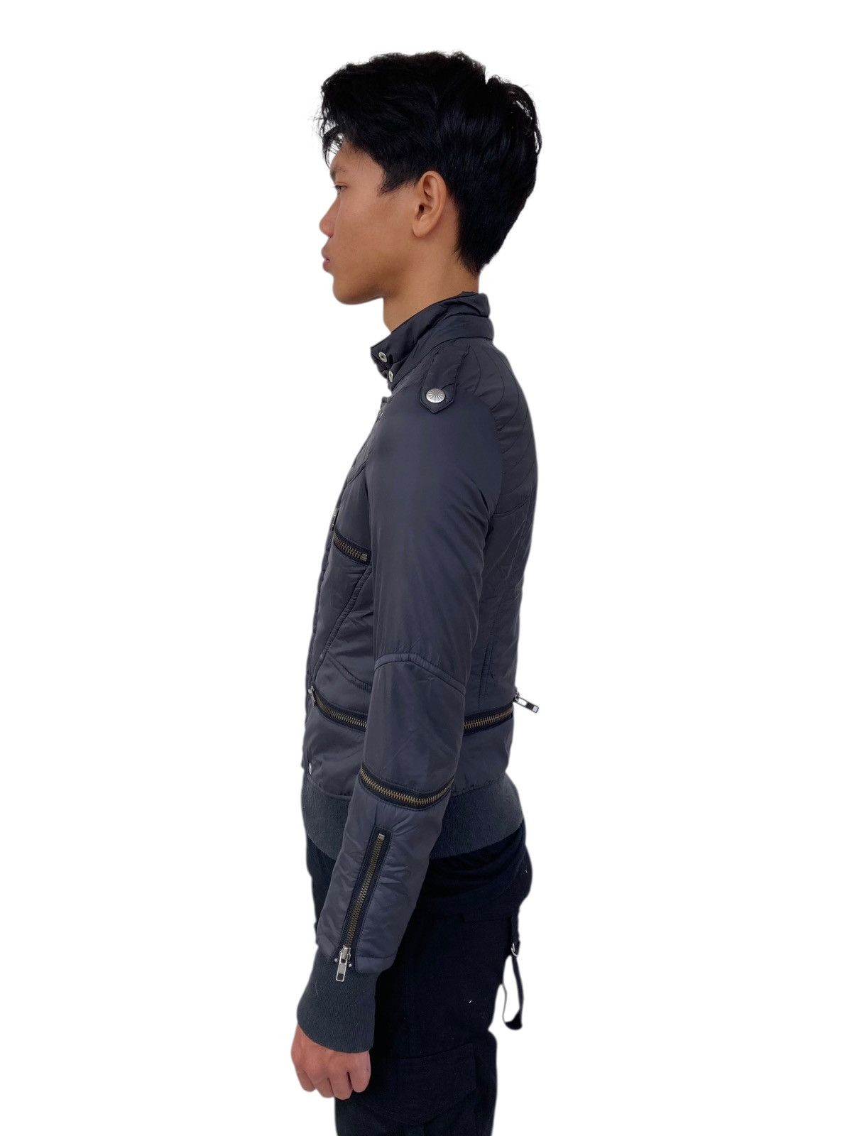 If Six Was Nine 2000s SLY - Multizip Cyber Jacket Size US M / EU 48-50 / 2 - 3 Thumbnail