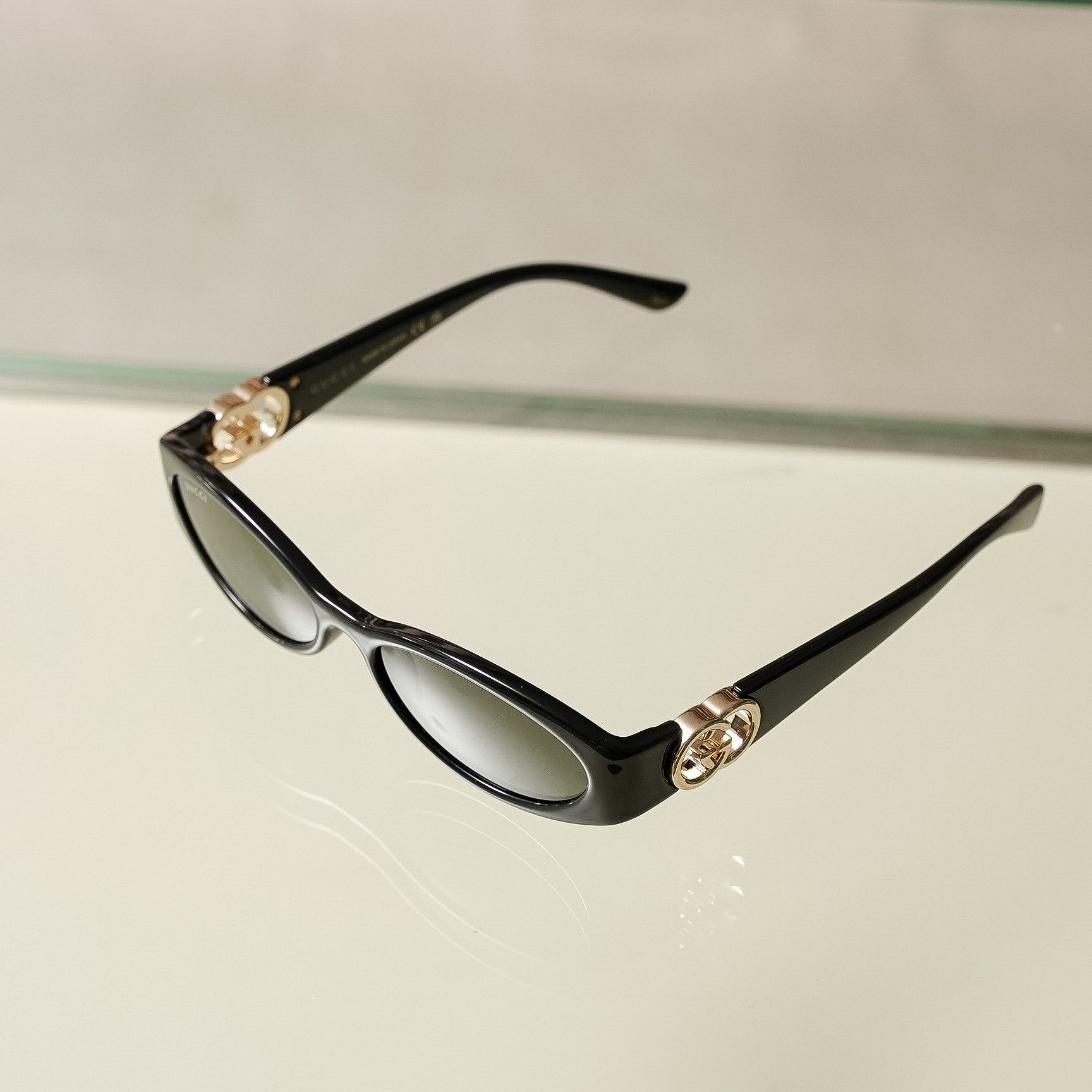 image of Gucci Gg1660S 001 Sunglasses Black, Men's