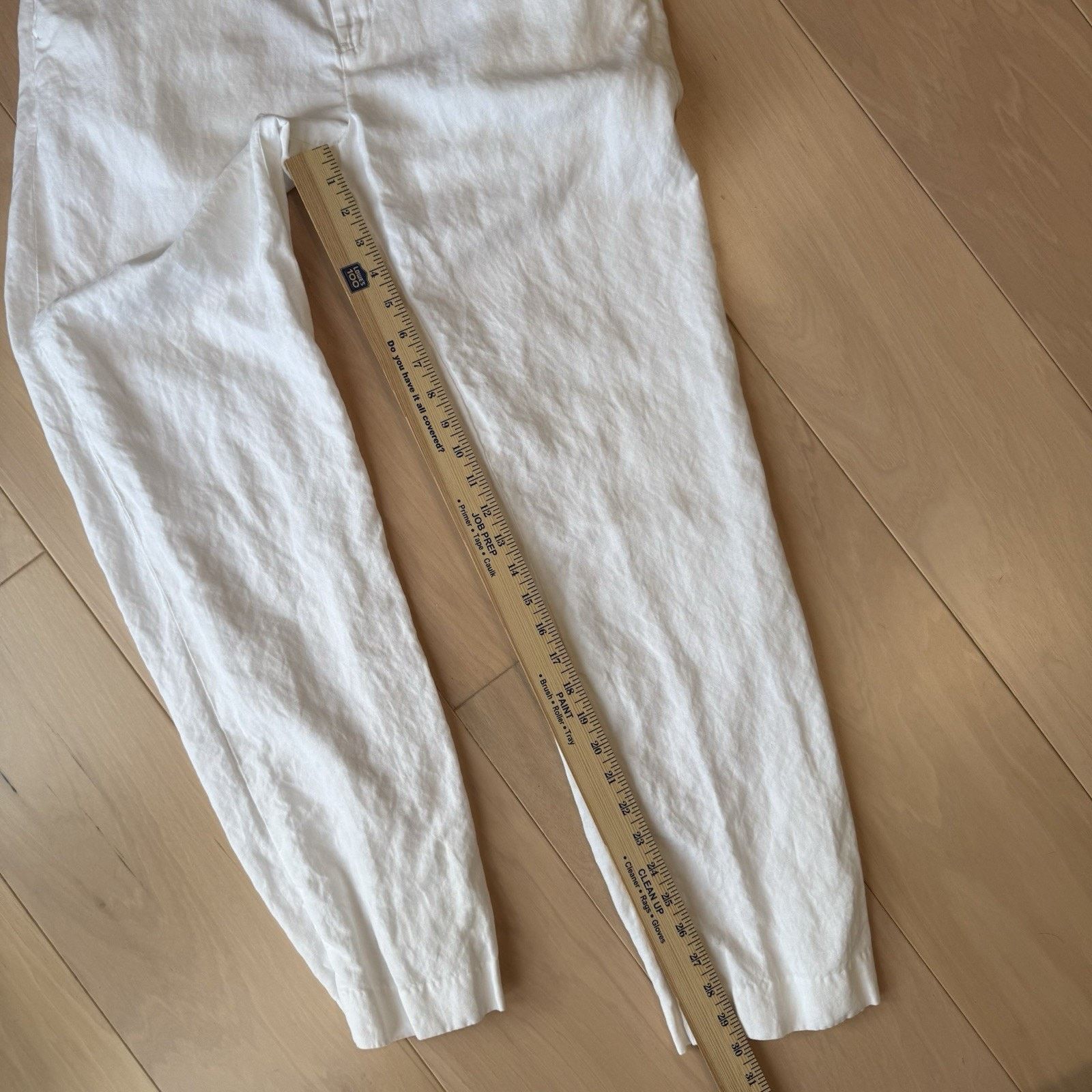 Polo Ralph Lauren Polo Ralph Lauren Linen Pants 34 White Minimalist Sportswear Size US 34 / EU 50 - 8 Thumbnail