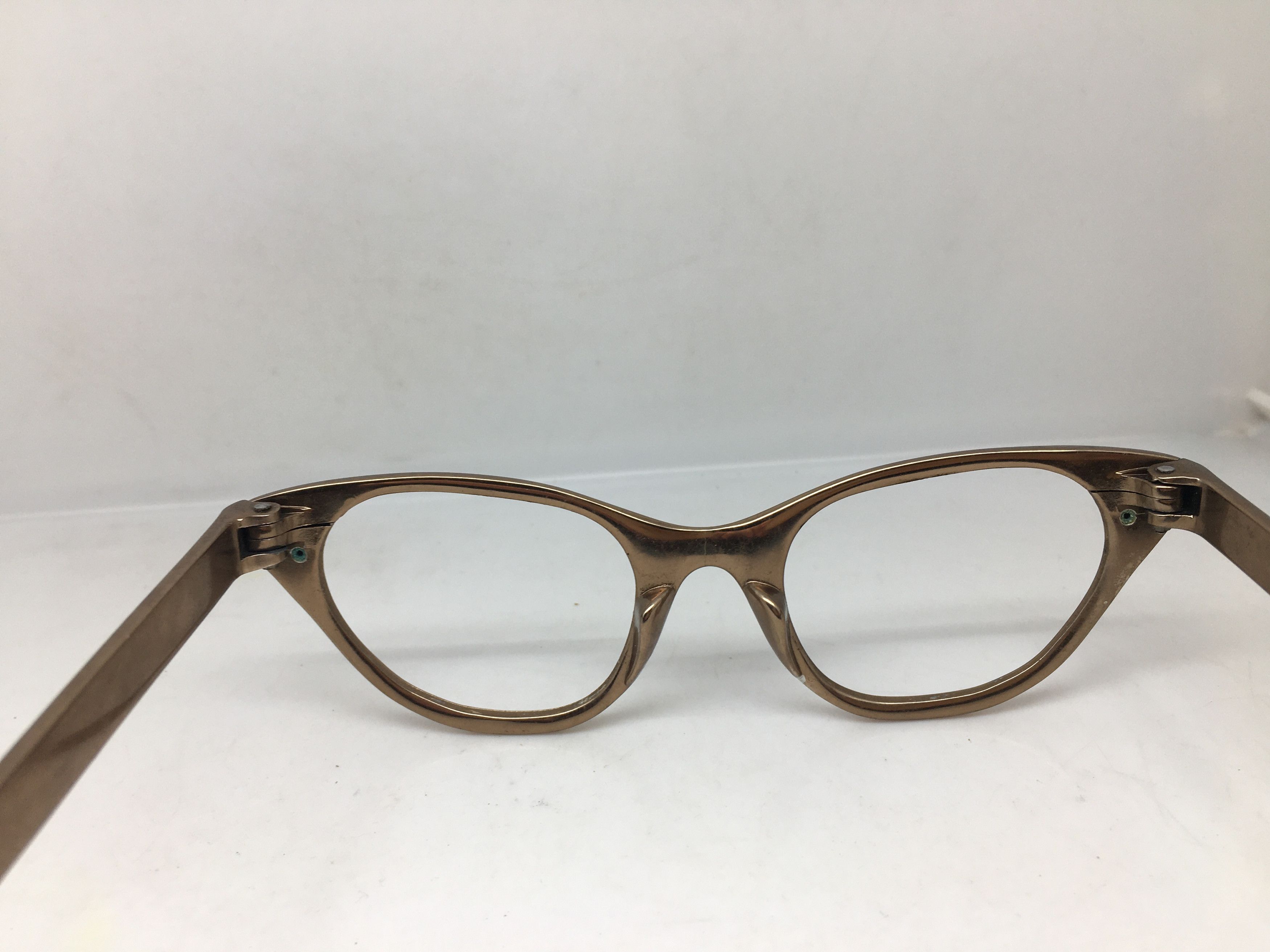 Vintage Vintage 50s TURA Woman Aluminum Brwon Cateye Eyeglasses Size ONE SIZE - 5 Thumbnail