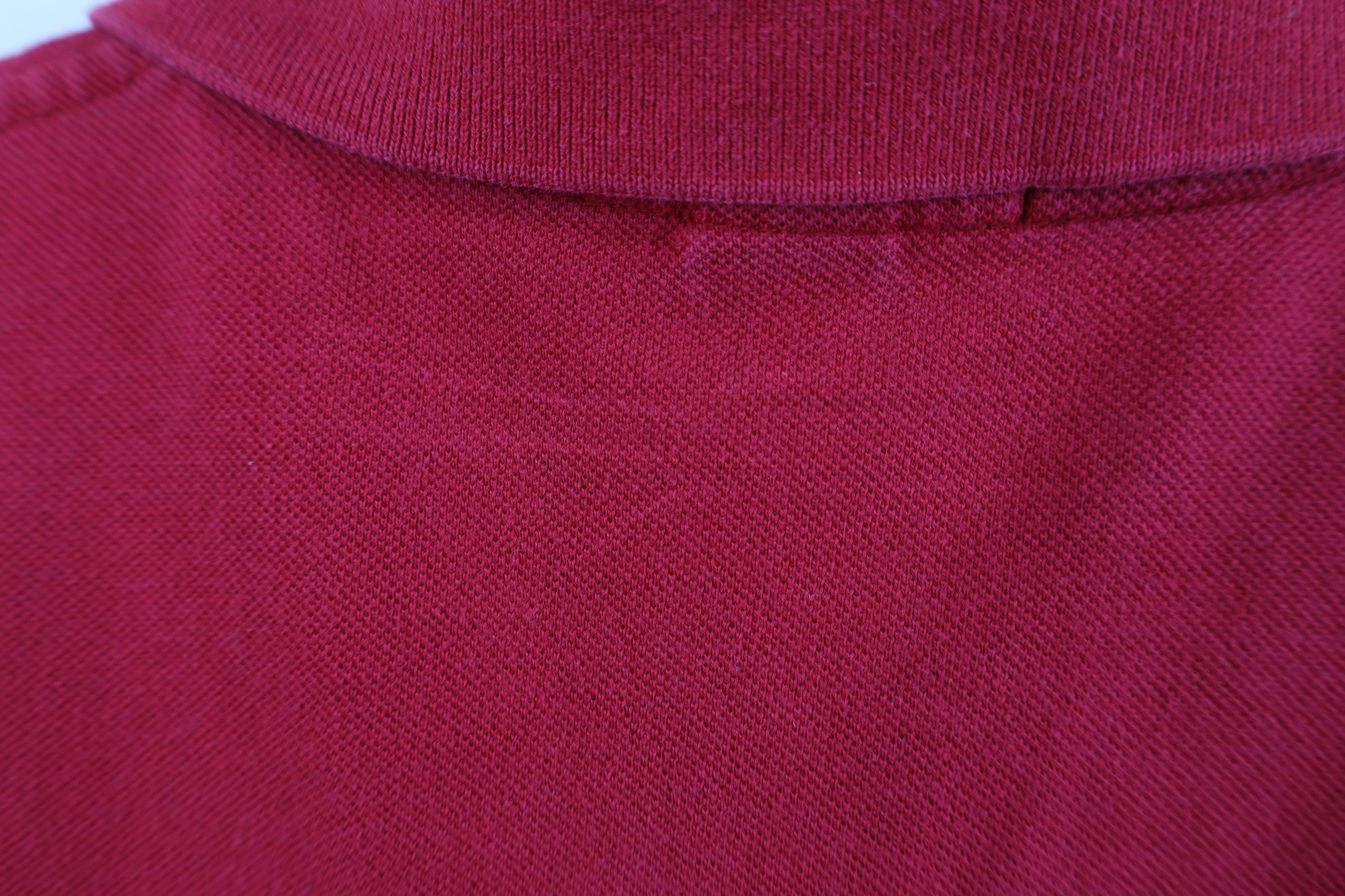 Ralph Lauren Vintage 90s Ralph Lauren Pique Cotton Long Sleeve Rugby Polo Size US L / EU 52-54 / 3 - 10 Thumbnail