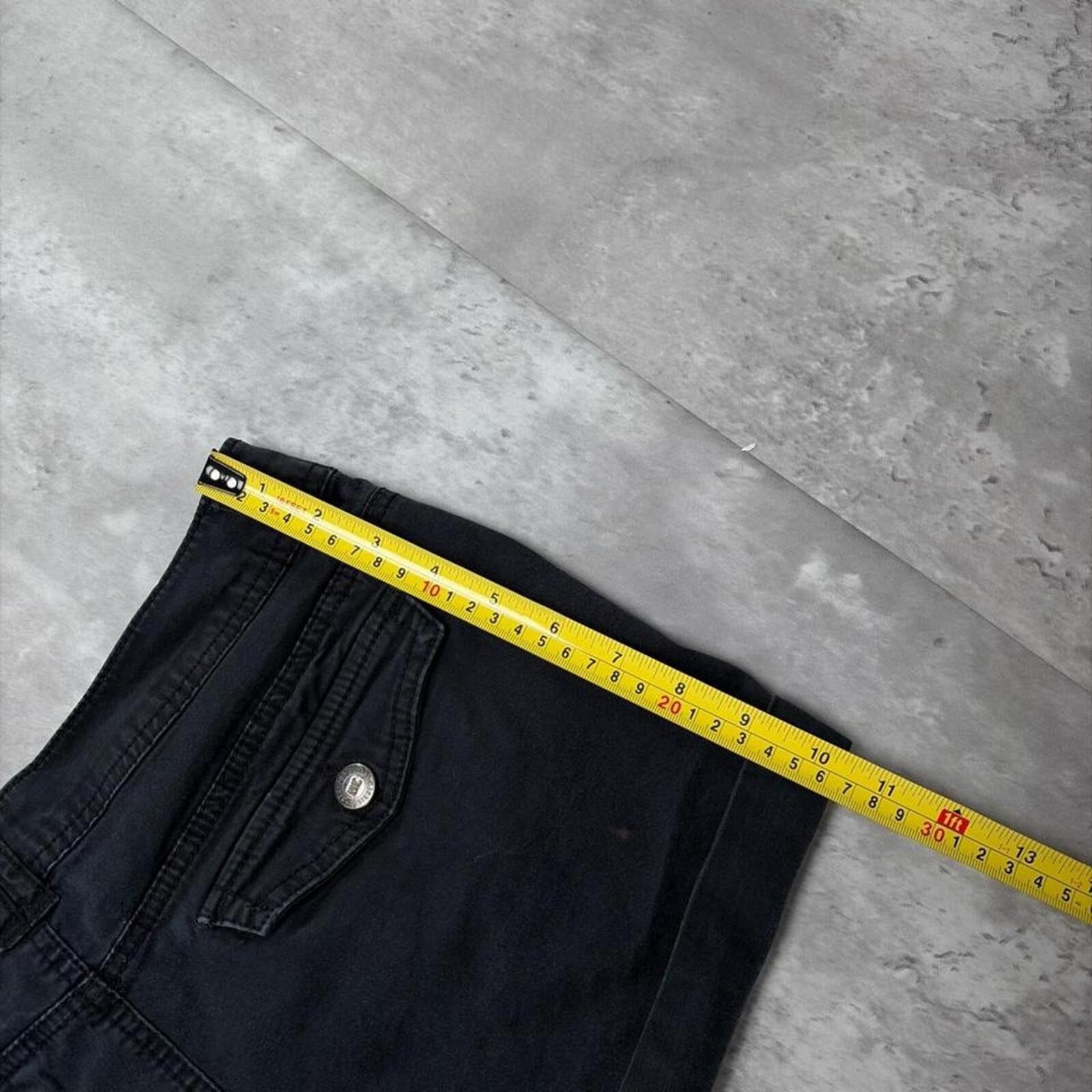 Aeropostale Y2K Black Aeropostale Grunge Gothic Mini Skater Shorts Size 27" / US 4 / IT 40 - 7 Thumbnail
