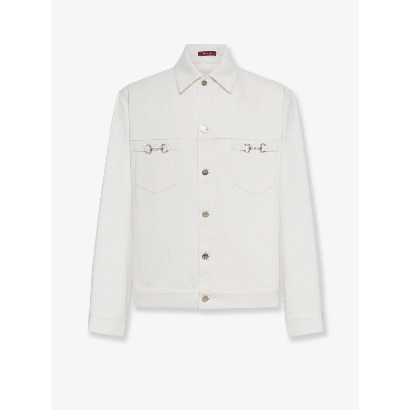 Gucci GUCCI White Denim Jacket New & Authentic (Men's size:L;) Size US L / EU 52-54 / 3 - 1 Thumbnail